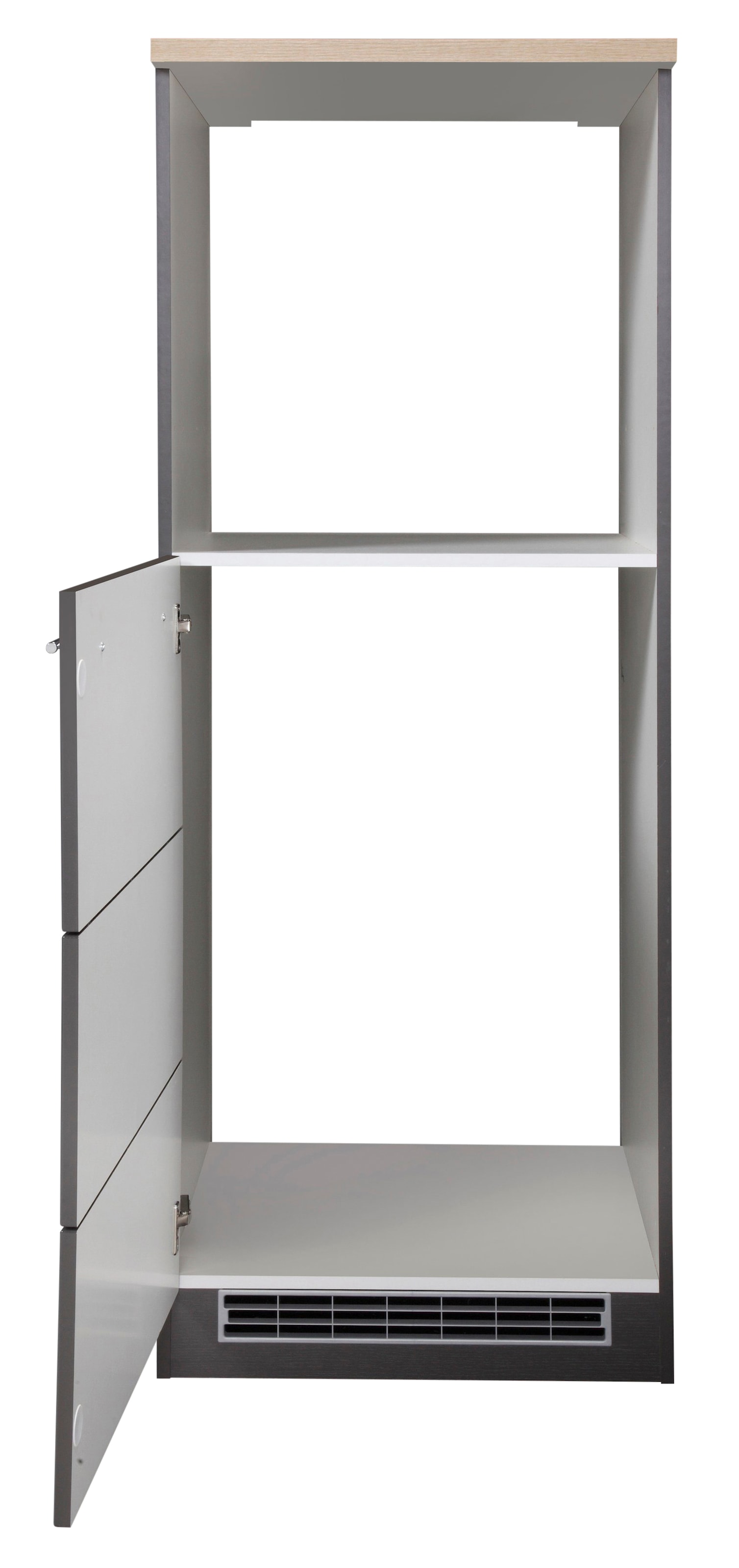 HELD MÖBEL Backofen/Kühlumbauschrank »Wien«, Breite 60 cm, Höhe 165 cm, Türanschlag wechselbar