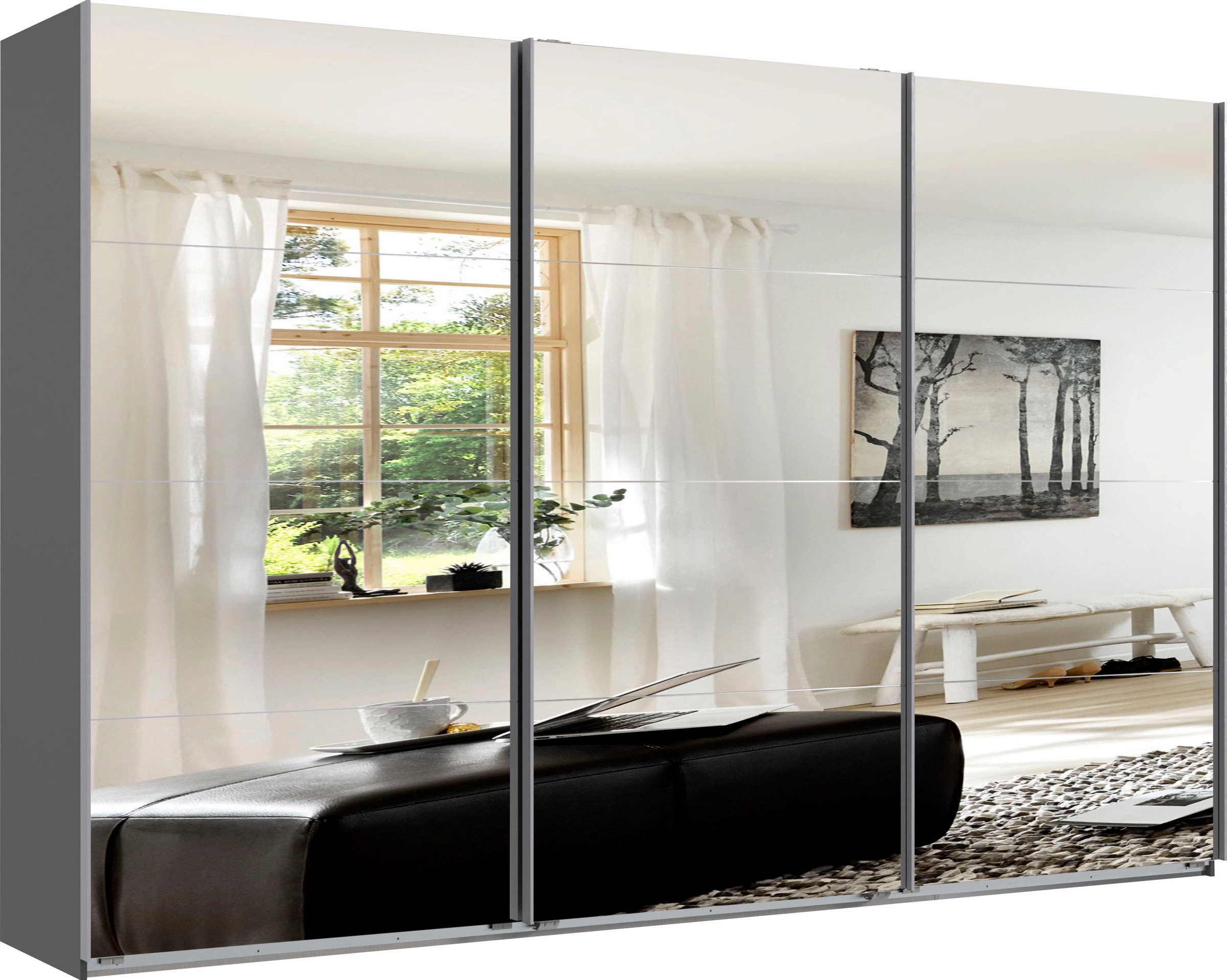 Wimex Schwebetürenschrank "England" 3-türig, mit vollverspiegelter Schrankf günstig online kaufen