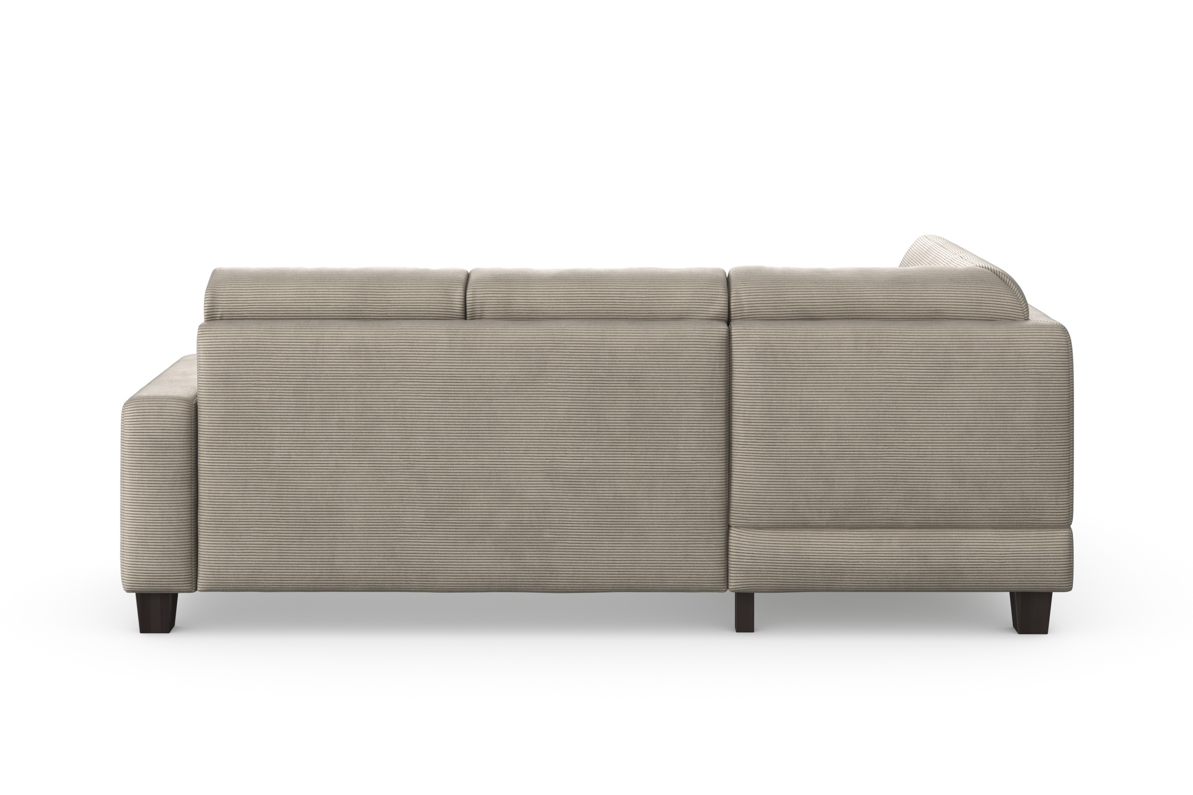 Home affaire Ecksofa »Summer L-Form«, mit Ottomane, mit oder ohne Bettfunktion und Bettkasten, Cord-Bezug