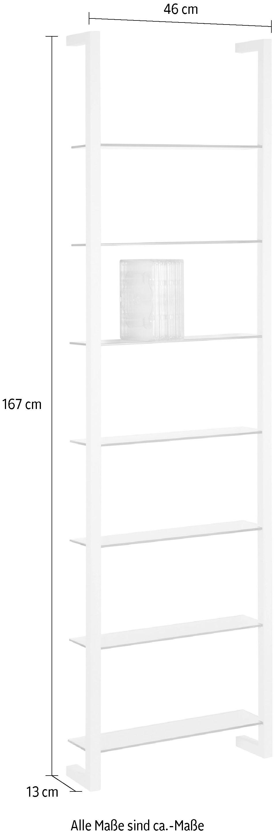Spinder Design Wandregal »CUBIC«, Metall, Tiefe 13 cm günstig online kaufen