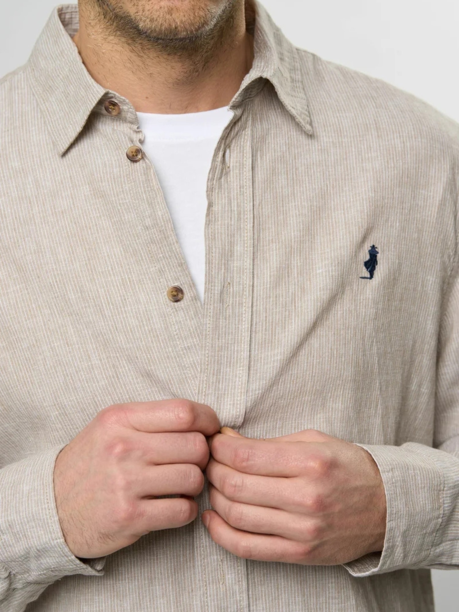 MCS Leinenhemd »MCS linen shirt Pasadena«