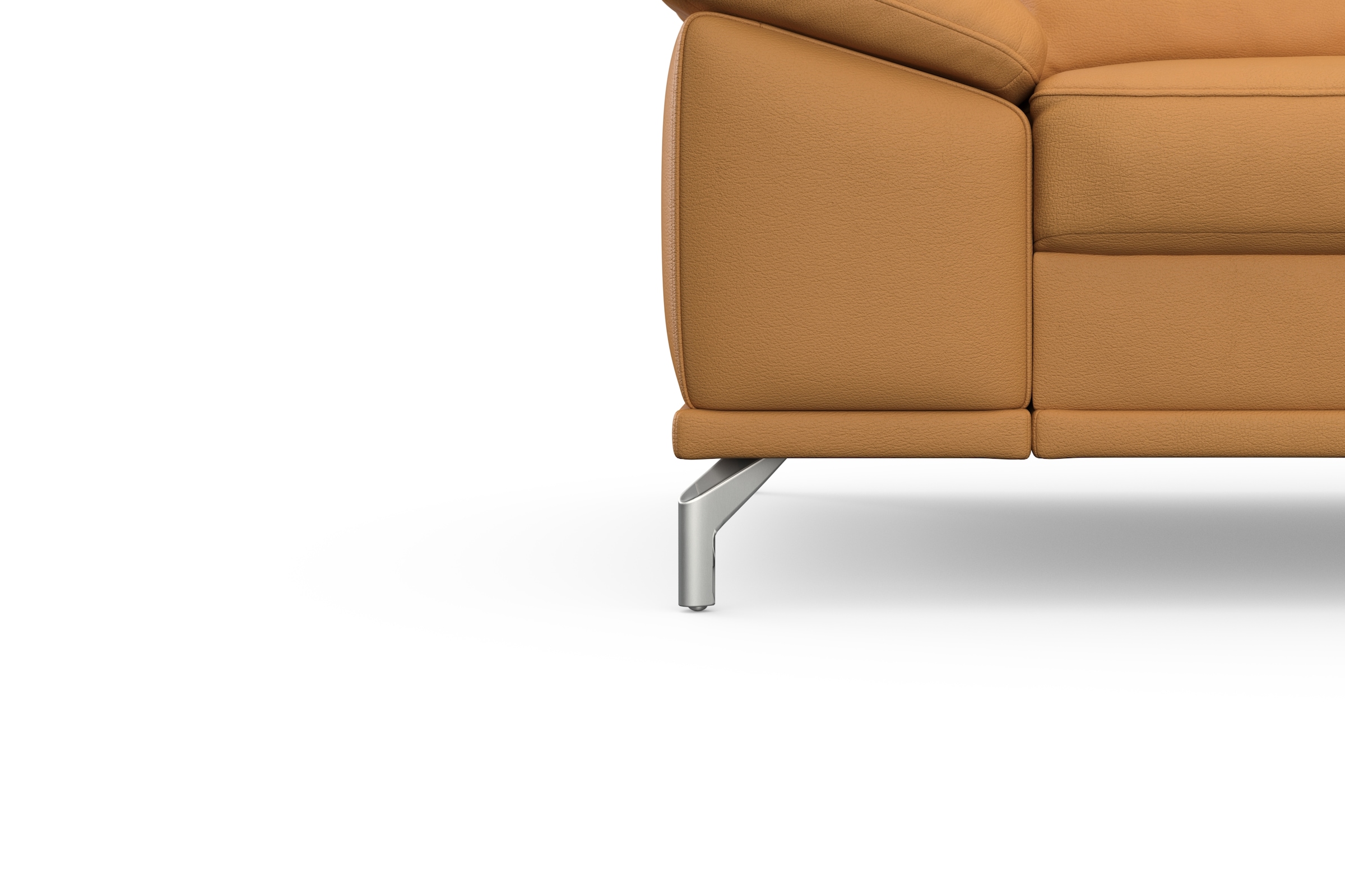 sit&more Ecksofa »Cabrio L-Form, mit Sitztiefenverstellung, Arm- und Kopfteilverstellung«, 2 Nierenkissen, Federkern, optional Bettfunktion und Stauraum
