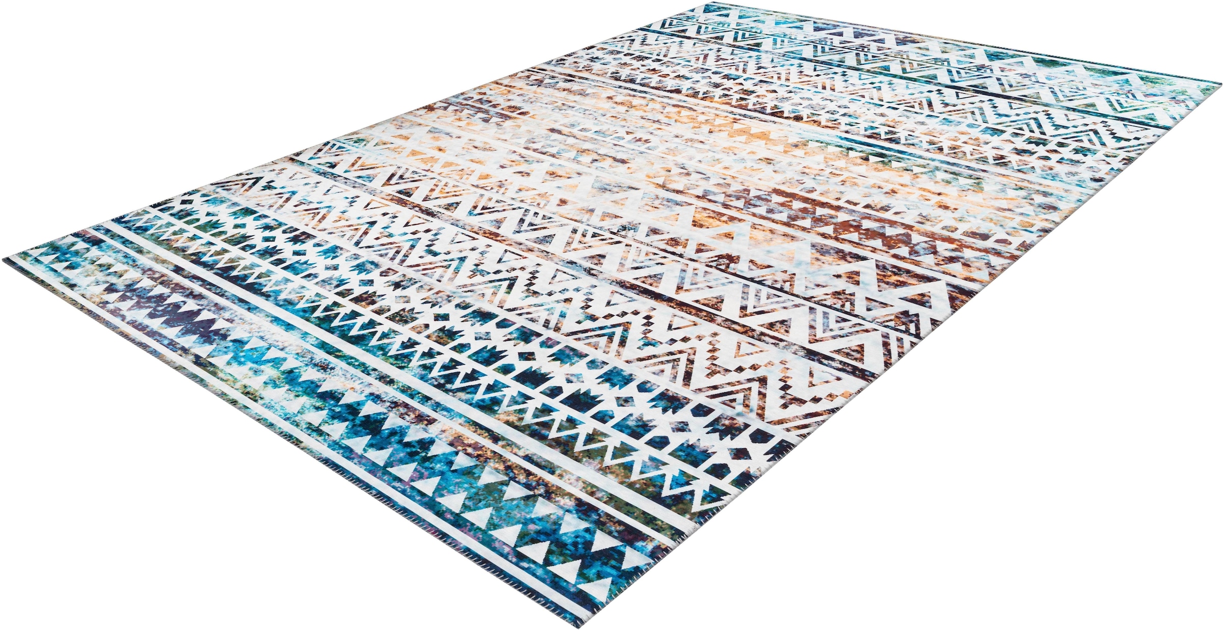 calo-deluxe Teppich »Castor 689«, rechteckig, 6 mm Höhe, Kurzflor, Wohnzimmer
