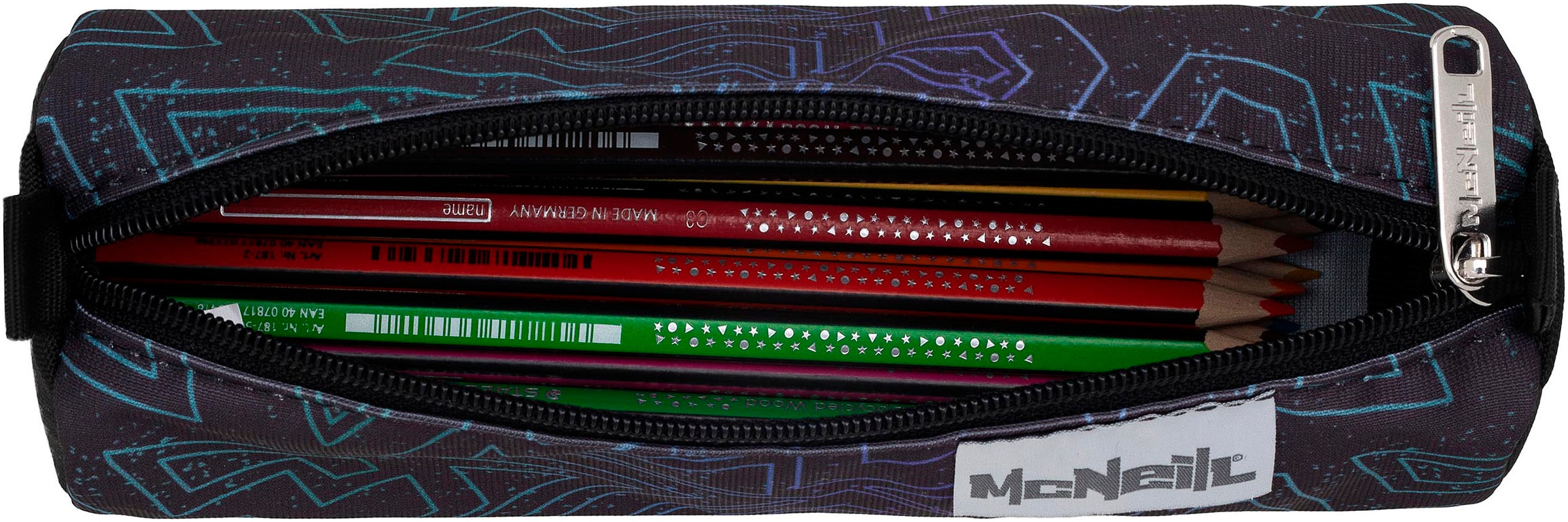 McNeill Schulranzen »Tenero, Tron«, reflektierende Streifen auf den Schultergurten-retroreflektierende Flächen, inkl. Federmäppchen, Turnbeutel, Schlamperrolle & Motivmagnet