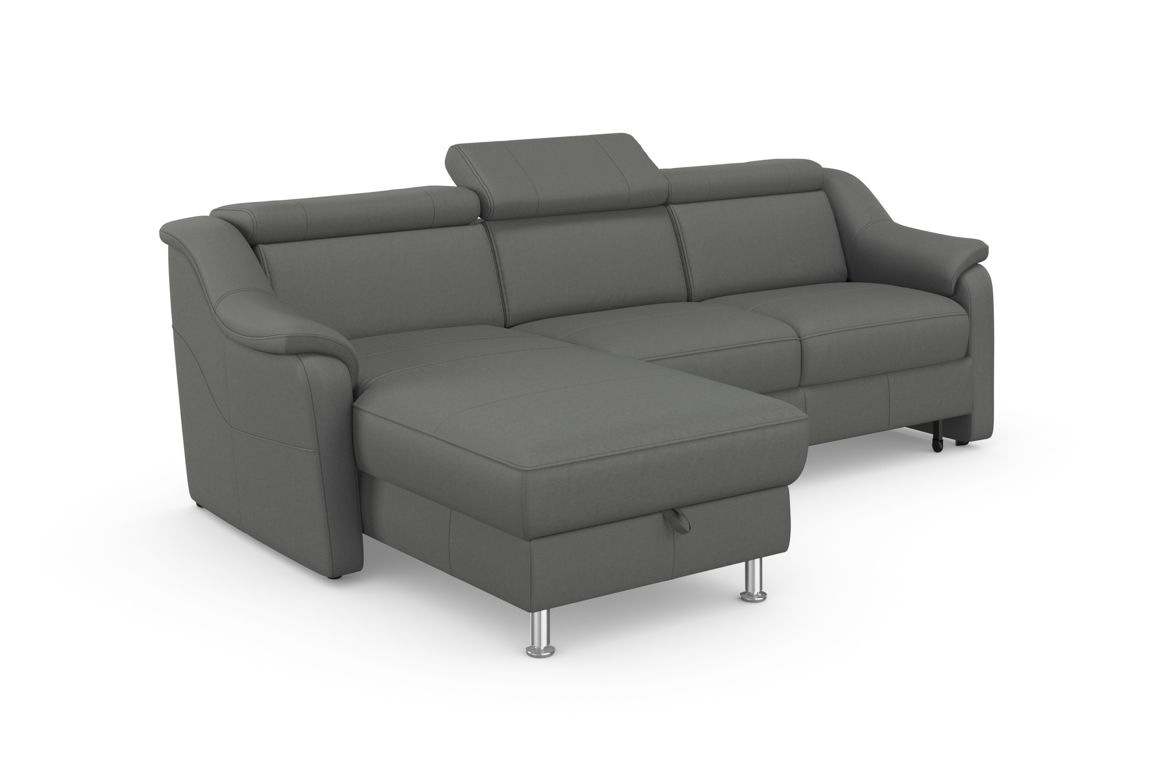 sit&more Ecksofa »Freetown L-Form«, inklusive Kopfteilverstellung und komfortablem Federkern