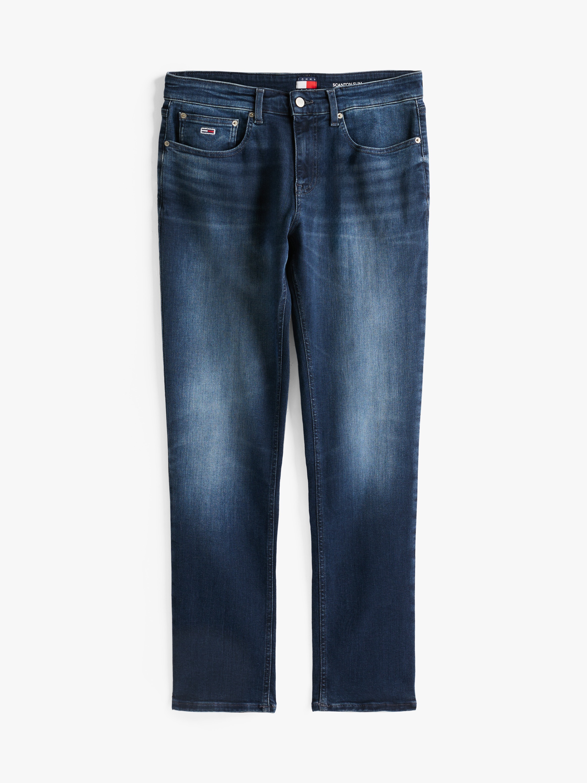 Tommy Jeans Slim-fit-Jeans »Scanton Slim«, Slim‑Fit‑Jeans mit mittlerer Leibhöhe, 5‑Pocket‑Design