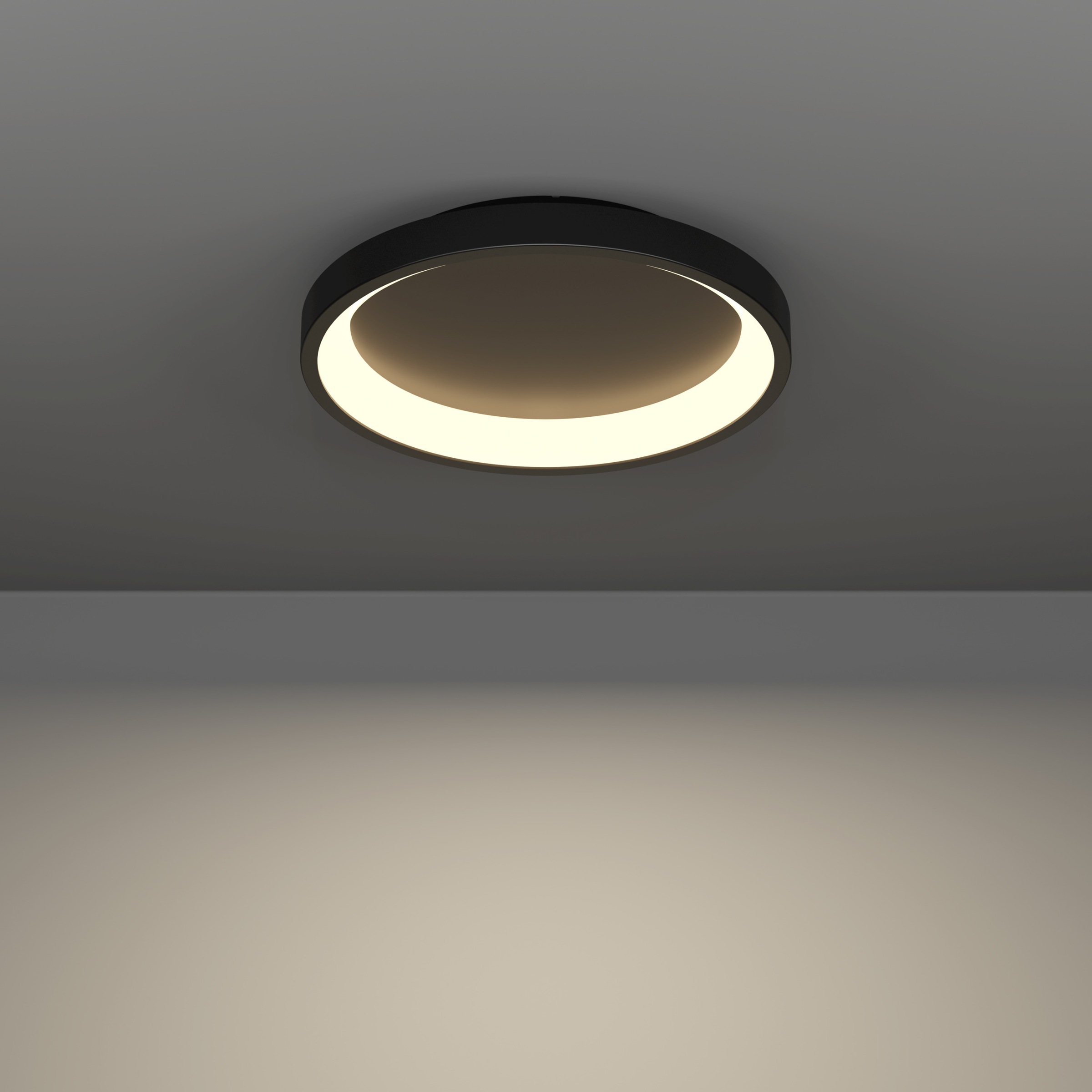 EGLO LED Deckenleuchte »LORETELLO-Z Deckenlampe - Stahl - LED - 19,6W - IP20« LED-Modul 1 Stk. Kaltweiß | Neutralweiß | RGB | Warmweiß Wohzimmerlampe, Esszimmerlampe, Flur, Schlafzimmer, H7,5 x Ø35 cm