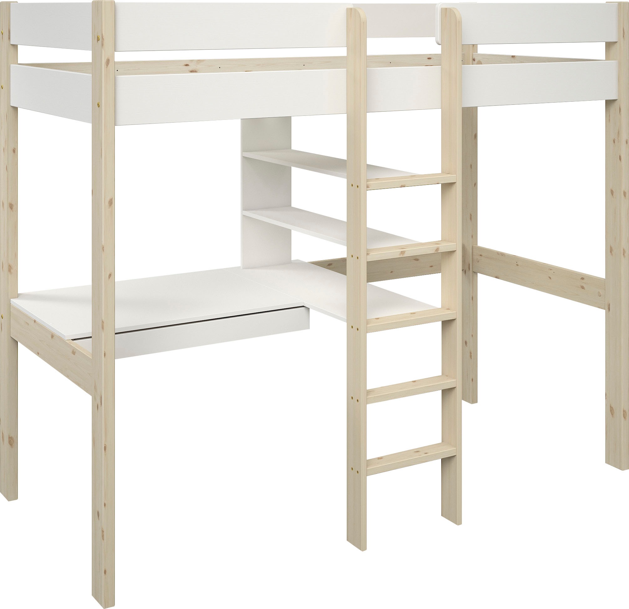 Lüttenhütt Hochbett »Stockbett, Kinderbett, "ROBIN " FSC® zertifiziertes Ma günstig online kaufen