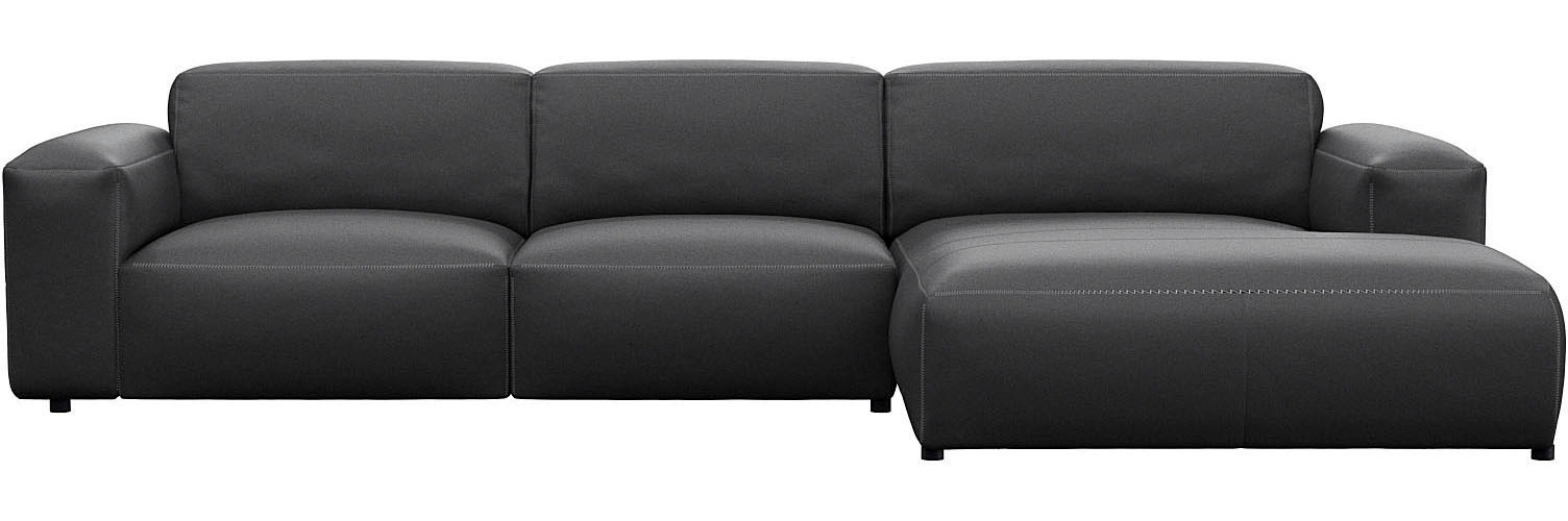 FLEXLUX Ecksofa »Lucera bequem und komfortabel durch hochwertigen Sitzaufba günstig online kaufen