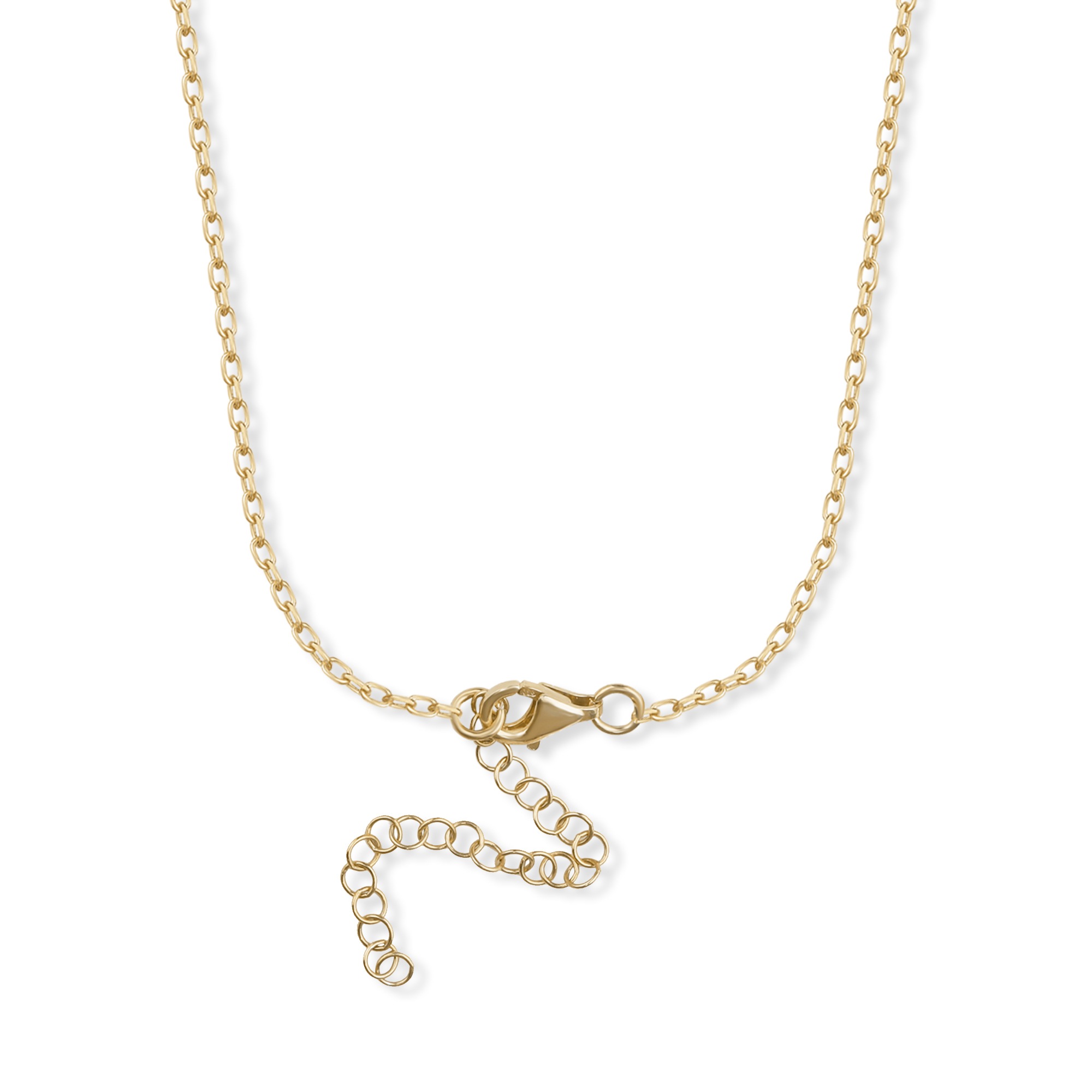 dKeniz Kette mit Anhänger »925/- Sterling Silber vergoldet Engel-Kette«
