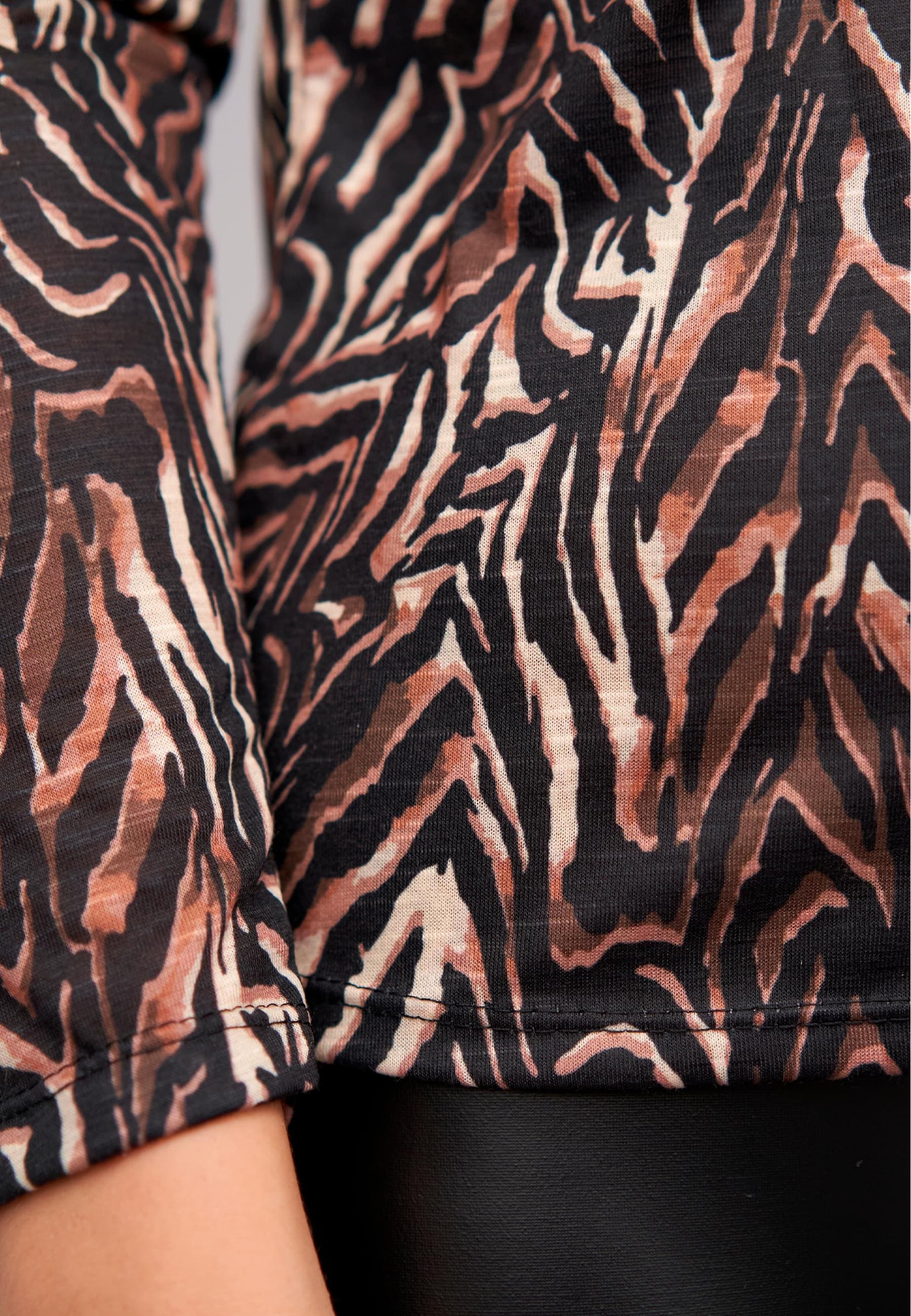 CLOUD 5IVE Longsleeve »CLOUD 5IVE Langarm Shirt Longsleeve mit Animal Print« 1 Stk.