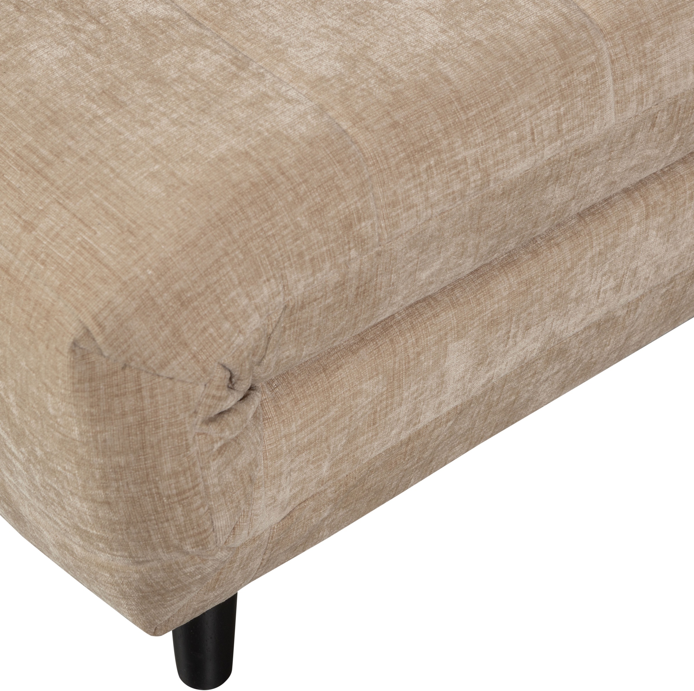 WOOOD Schlafsofa »Xem Chenille-Bezug gewebt mit Schlaffunktion, H 80 x B 122 x D 92 cm« Liegefläche 188 cm, Tragkraft 140 kg, Maximale Verschleißfestigkeit