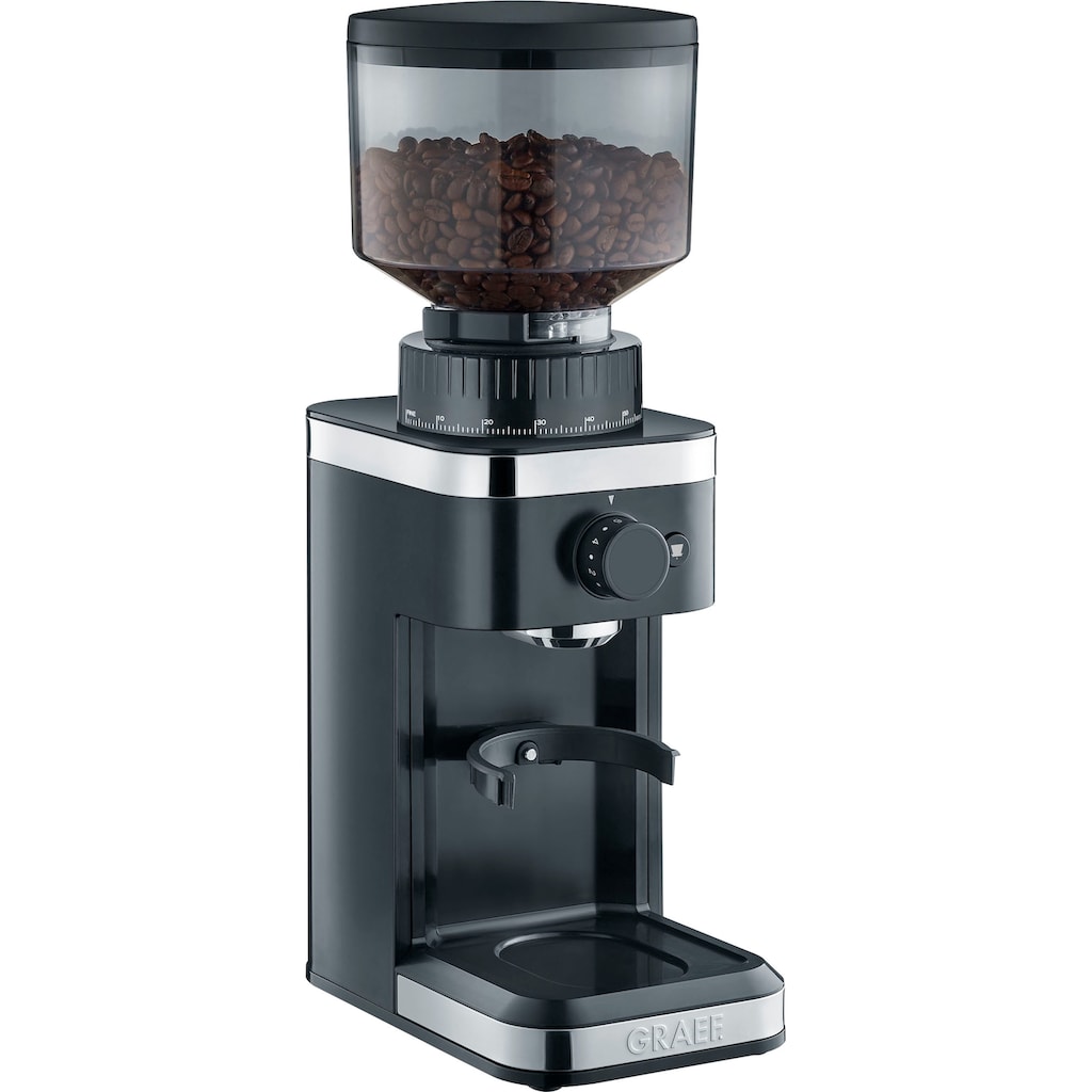 Graef Kaffeemühle »CM 502, schwarz«, 135 W, Kegelmahlwerk