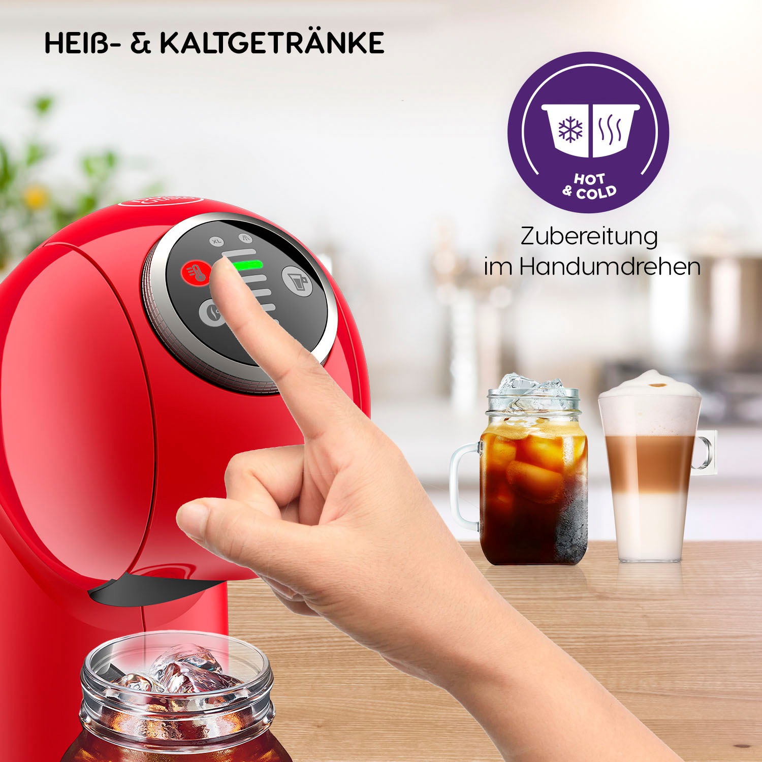 NESCAFÉ® Dolce Gusto® Kapselmaschine »KP3405 Genio S Plus«, Temperaturwahl, günstig online kaufen