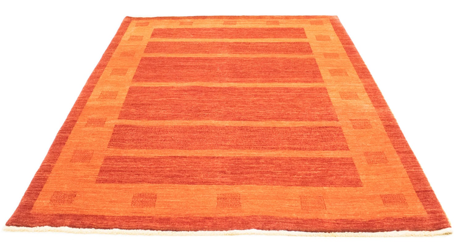 morgenland Wollteppich »Loribaft Teppich handgeknüpft rot«, rechteckig, han günstig online kaufen