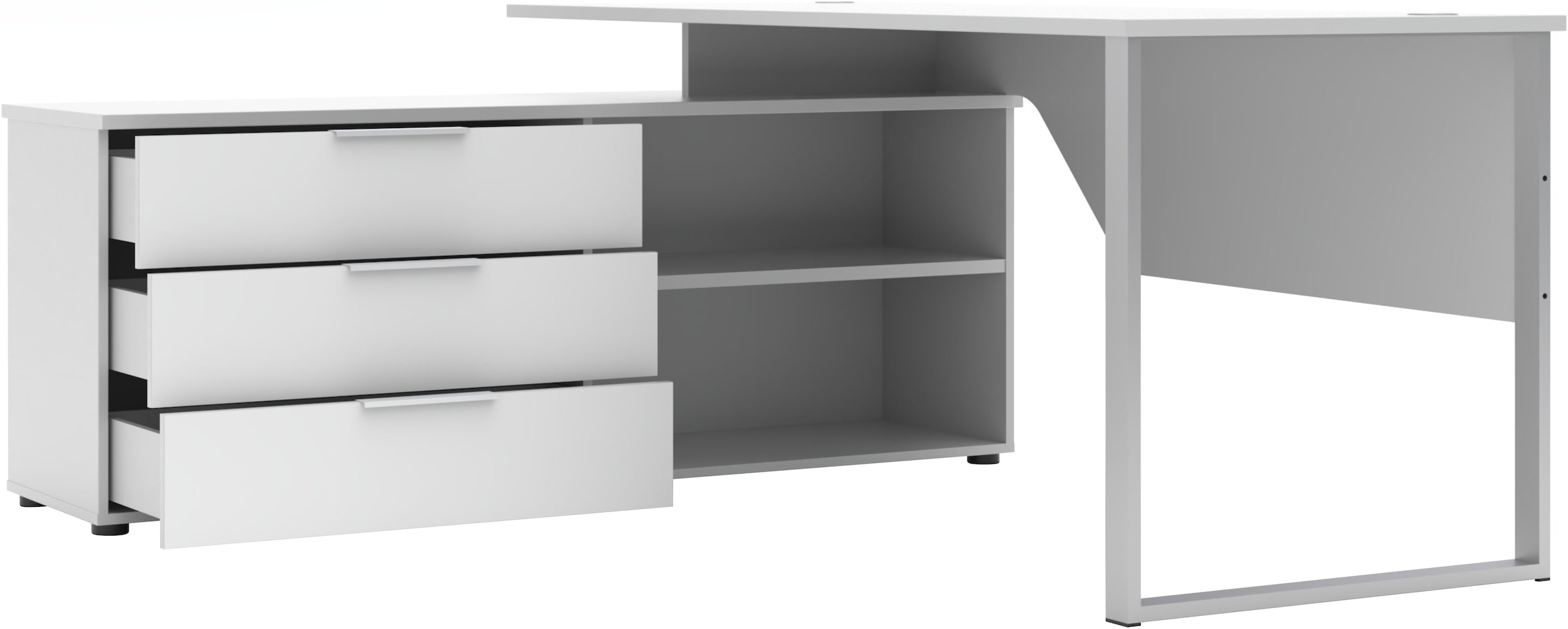 Innostyle Schreibtisch »Schreibtisch Santorin, 180/77/160 cm ( B/H/T)« 1 St günstig online kaufen