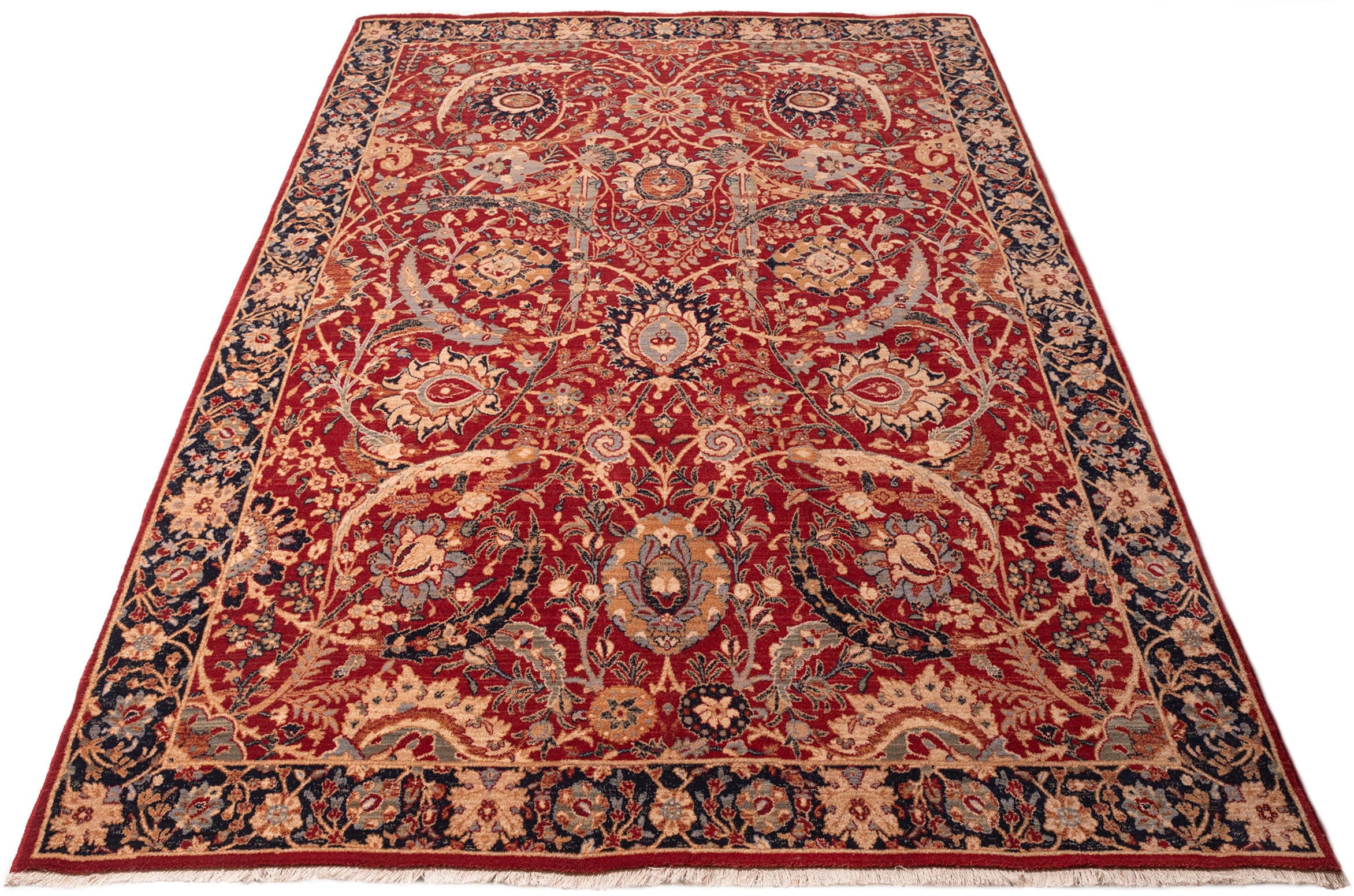 THEKO Wollteppich »Saharna 6650« rechteckig 10 mm Höhe reine Wolle, Orient- günstig online kaufen