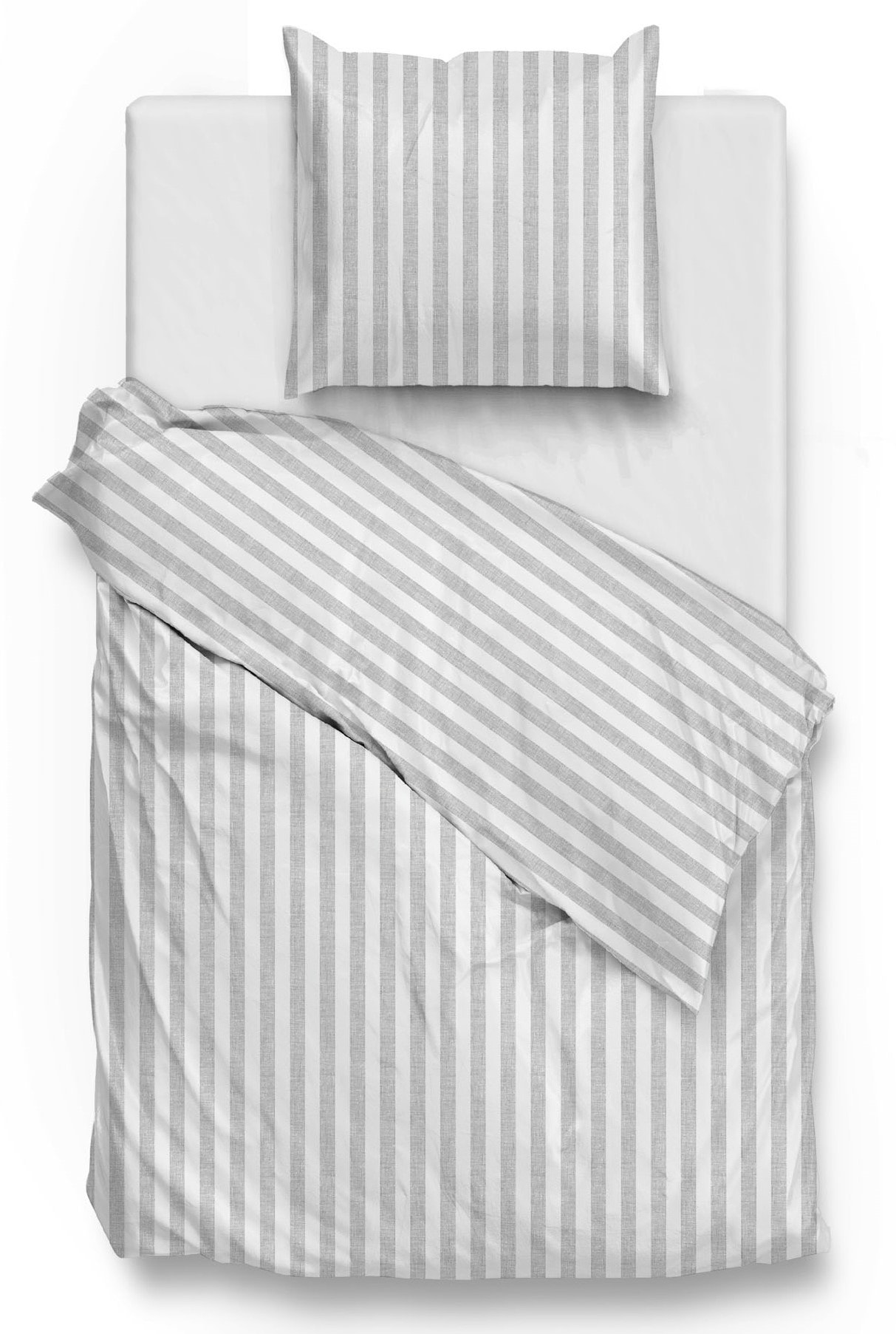 ZO HOME Bettwäsche »Banda-di-Lino« 2 Stk. tlg. Bettwäsche aus 100% Baumwoll günstig online kaufen