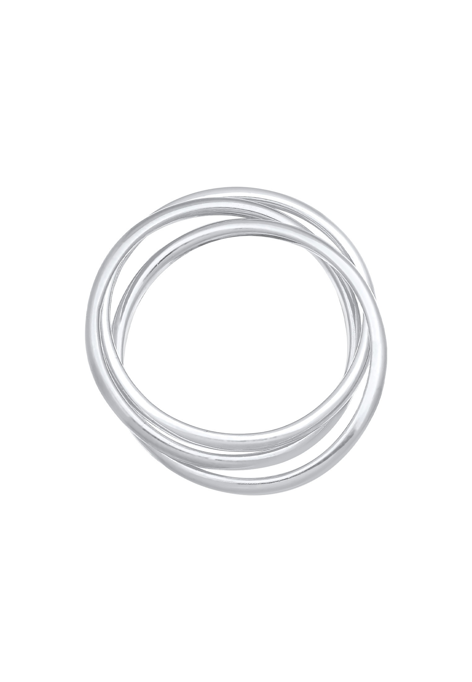 Elli Fingerring »Wickelring Trio Trini Basic 925 Silber«