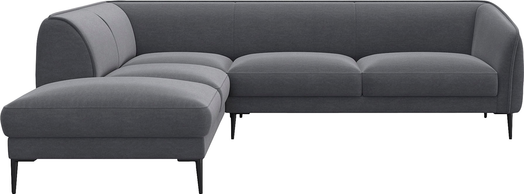 FLEXLUX Ecksofa »Belle Designsofa, L-Form, B/T 268/209 cm«, Skandinavisches günstig online kaufen