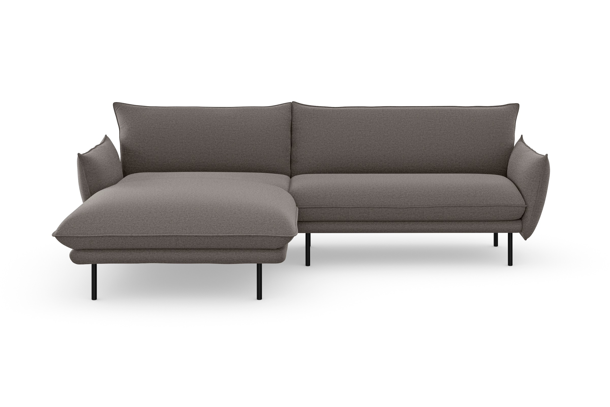 andas Ecksofa »Stine L-Form«, Besonderes Design durch Kissenoptik und Keder, by Morten Georgsen