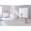 Pinolino® Babyzimmer-Komplettset »Smilla«, (Set, 3 St.), breit groß; mit Kinderbett, Schrank und Wickelkommode; Made in Europe