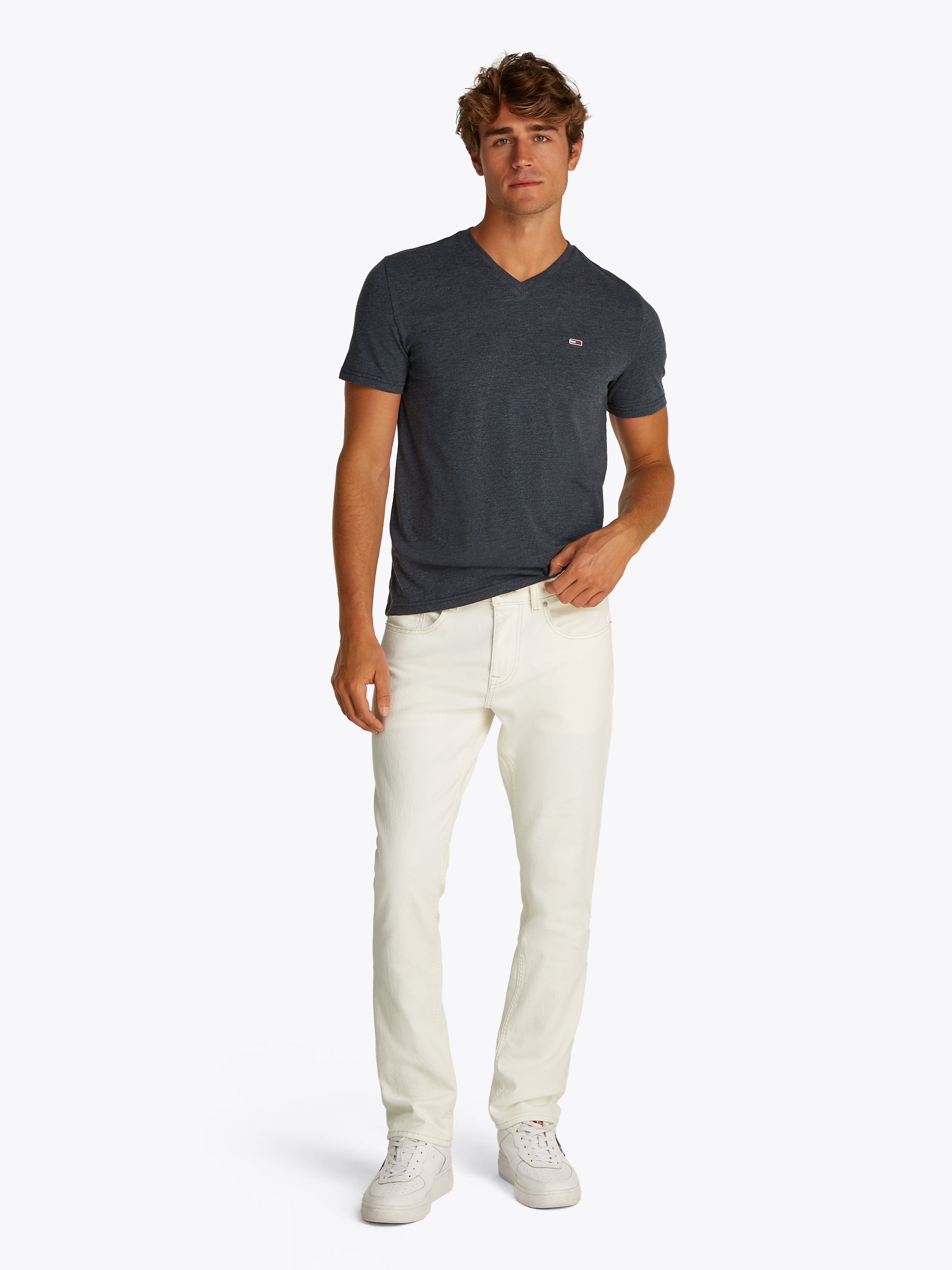 Tommy Jeans Slim-fit-Jeans »Scanton Slim Denim«, Mit Gürtelschlaufen