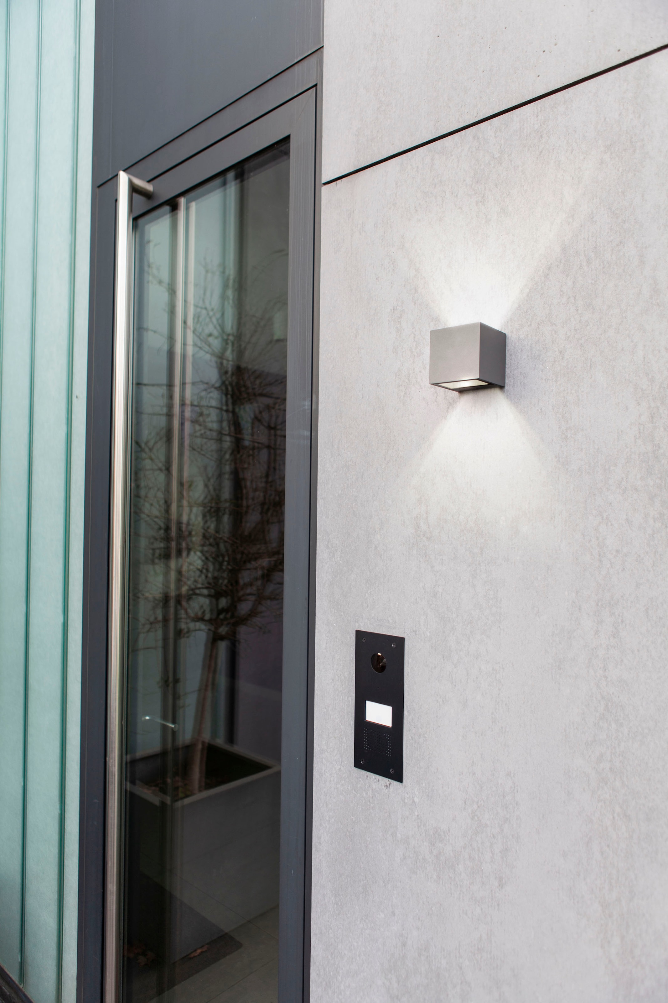 LUTEC LED Außen-Wandleuchte »GEMINI«, Leuchtmittel LED-Modul | LED fest integriert