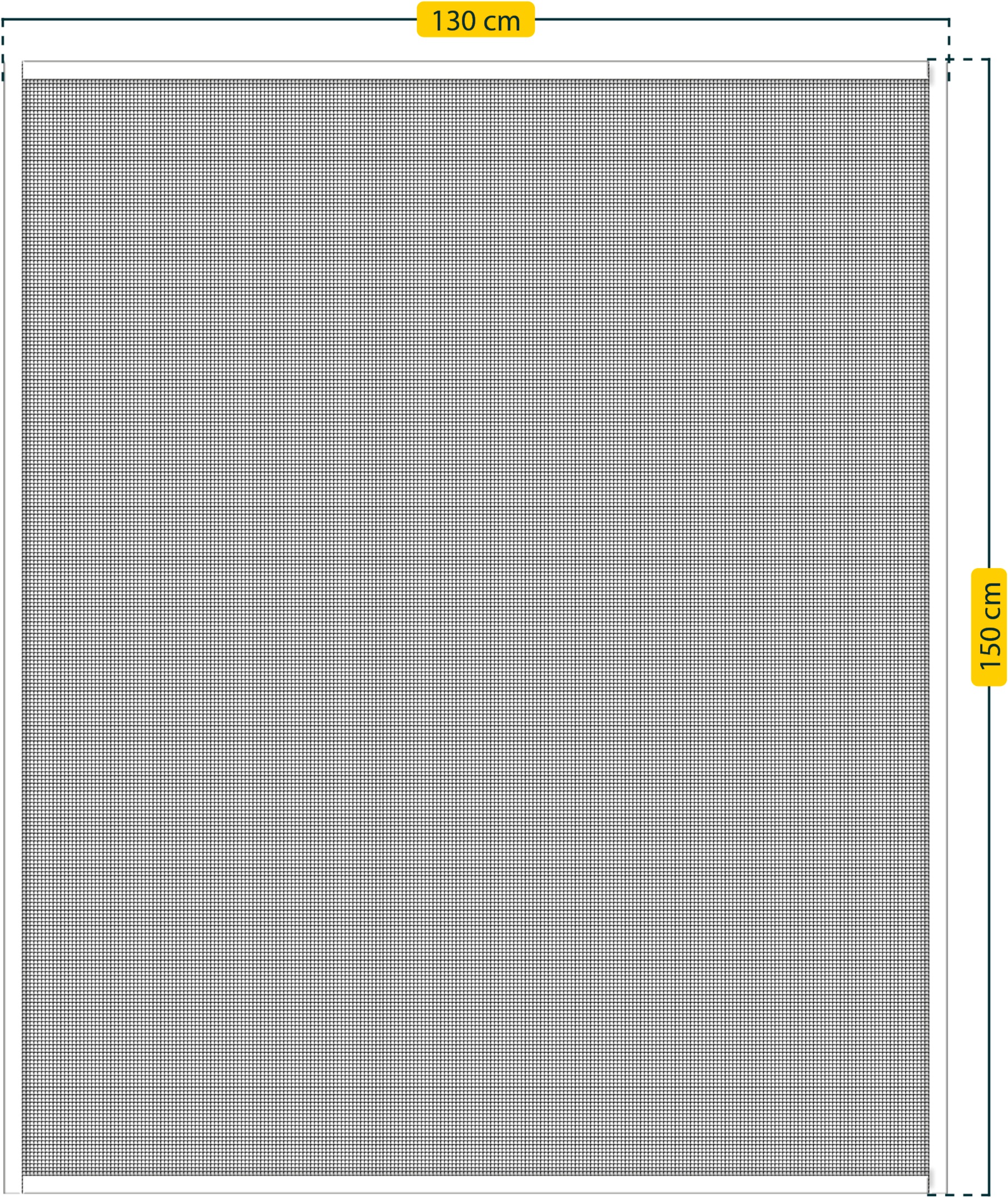 SCHELLENBERG Insektenschutz-Fensterrahmen »Easy Click mit Fiberglasgewebe ohne bohren«, Fliegengitter zum Einklicken, 100 x 150 cm und 130 x 150 cm, weiß