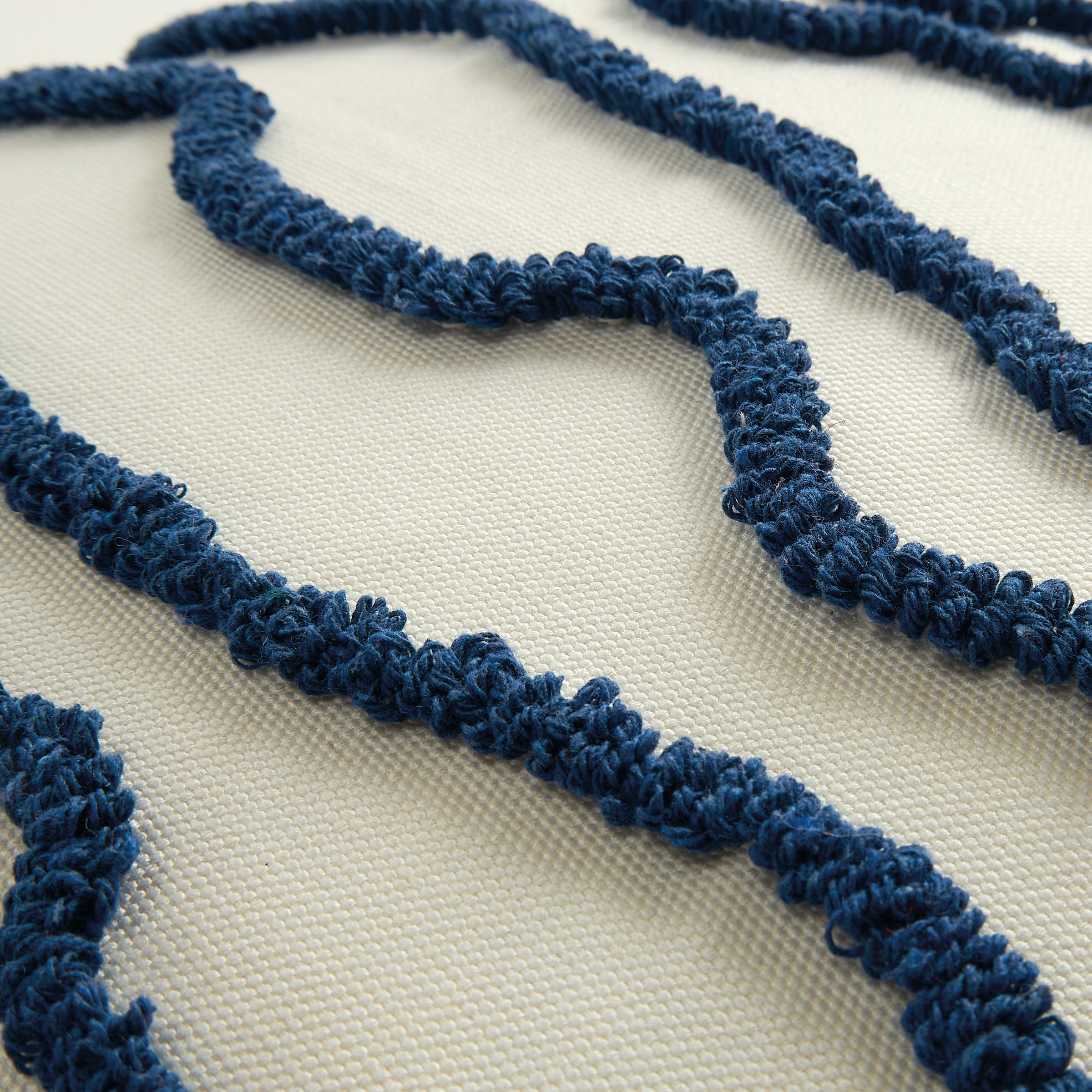 TOM TAILOR HOME Dekokissen »Wavy«, bestickt, mit hohem Baumwollanteil