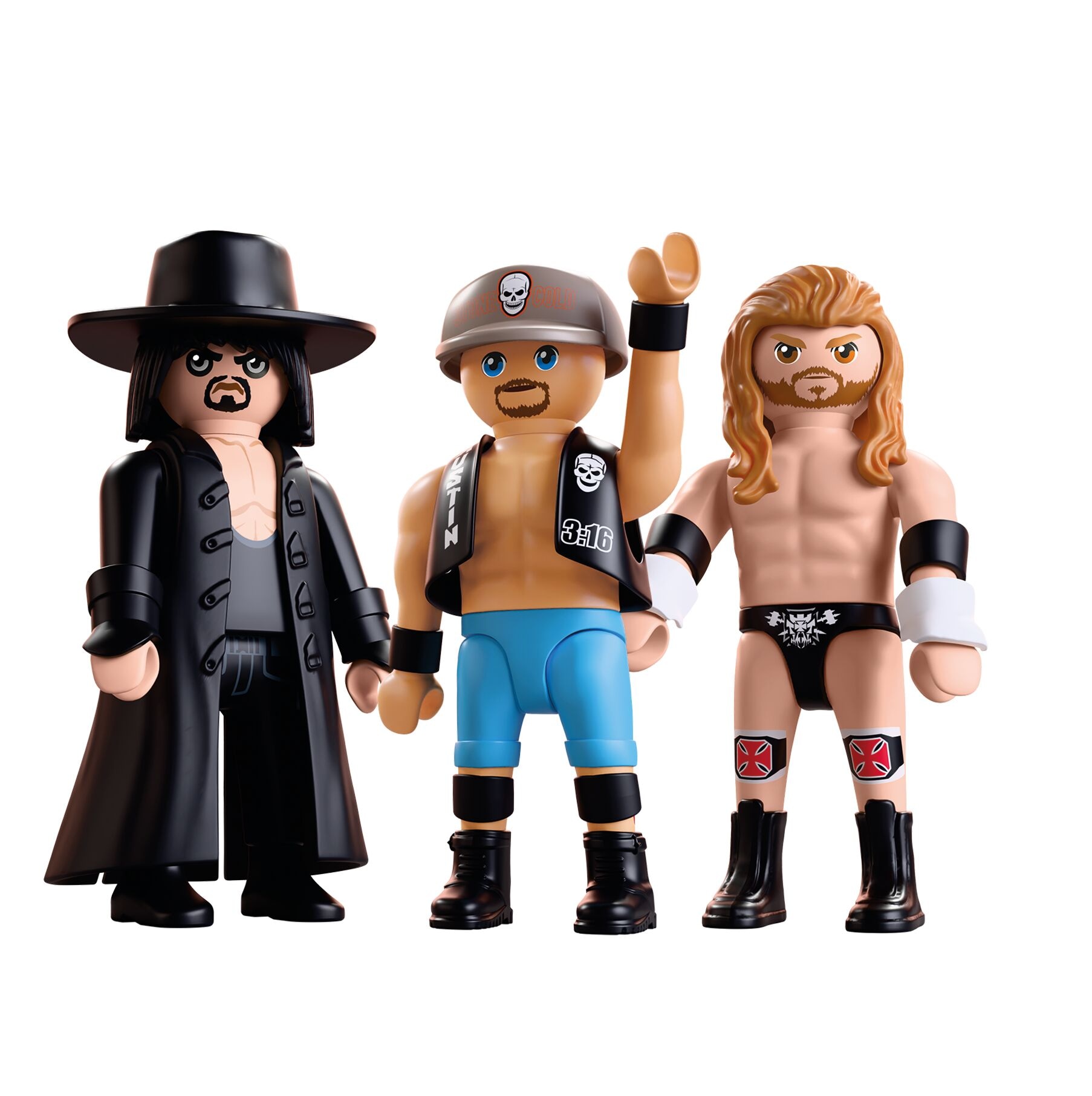 Playmobil® Konstruktions-Spielset »WWE Attitude Era Multipack (71957), WWE« Made in Europe