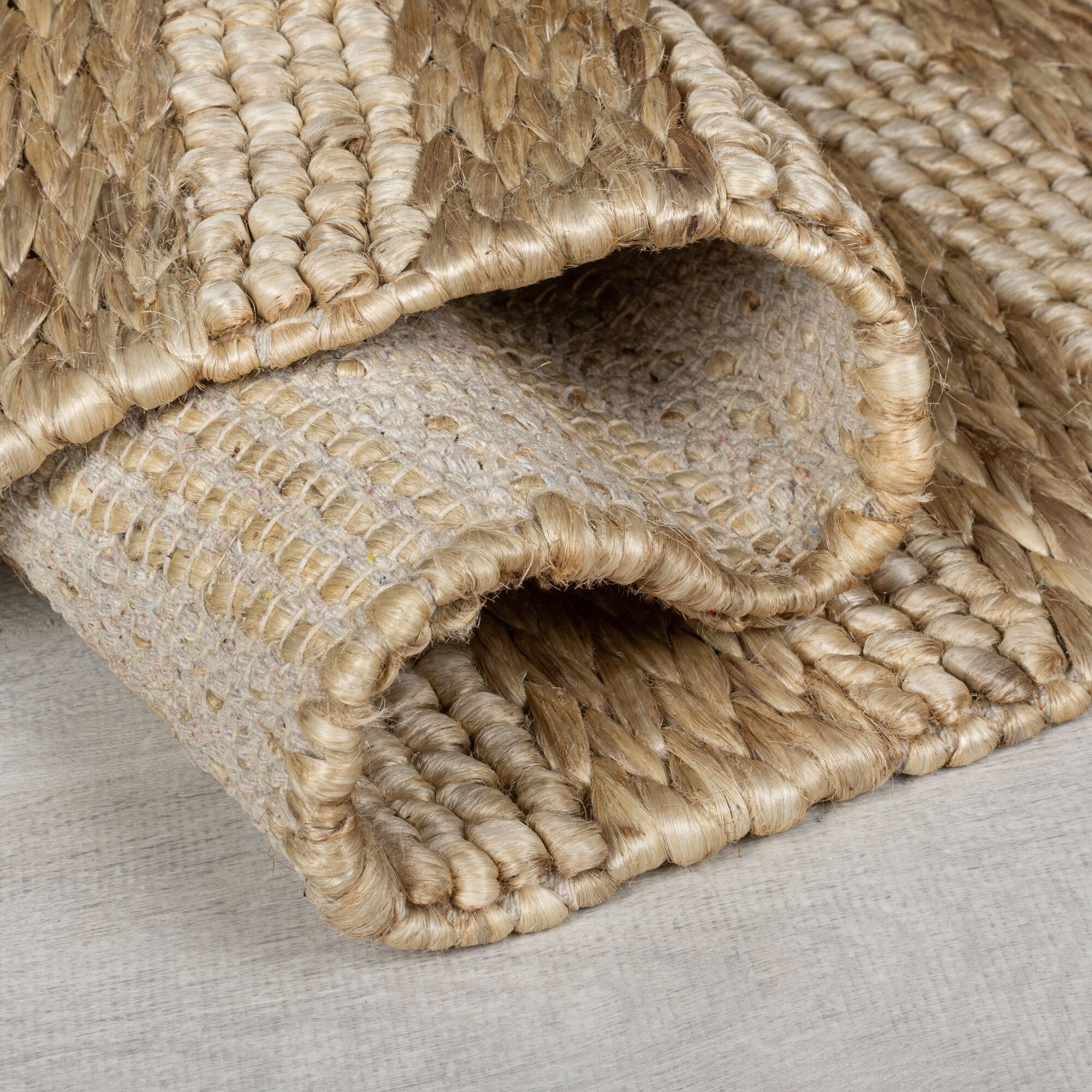 FLAIR RUGS Teppich »Drew Stripe«, rechteckig, 3 mm Höhe, Drew Braid Jute-Streifenteppich