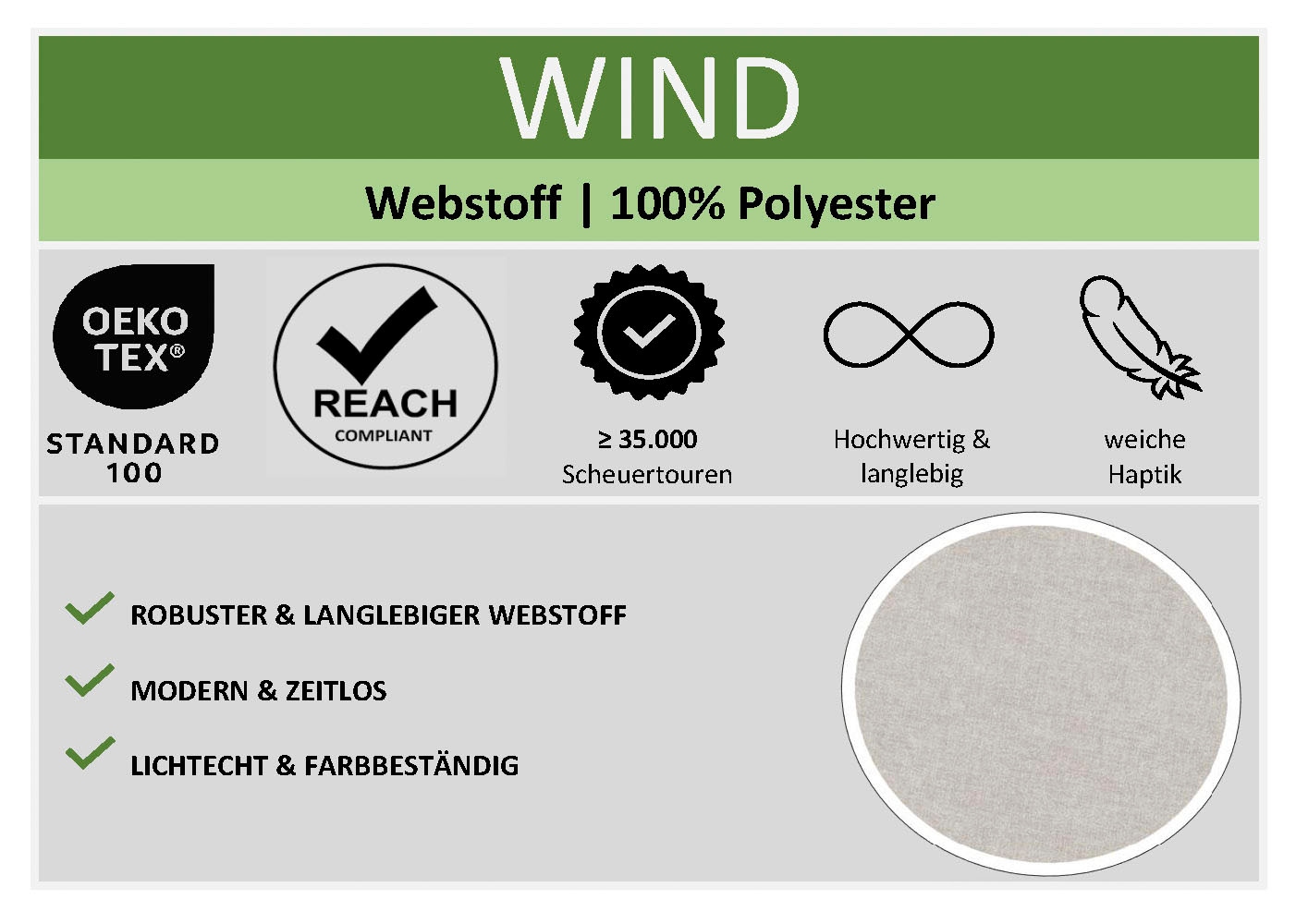 meise.möbel Polsterbett »Canyon, Breite 180cm, erhältlich in grau oder beige« inkl. Schubkasten im Fußteil - ideal als Hundebett nutzbar
