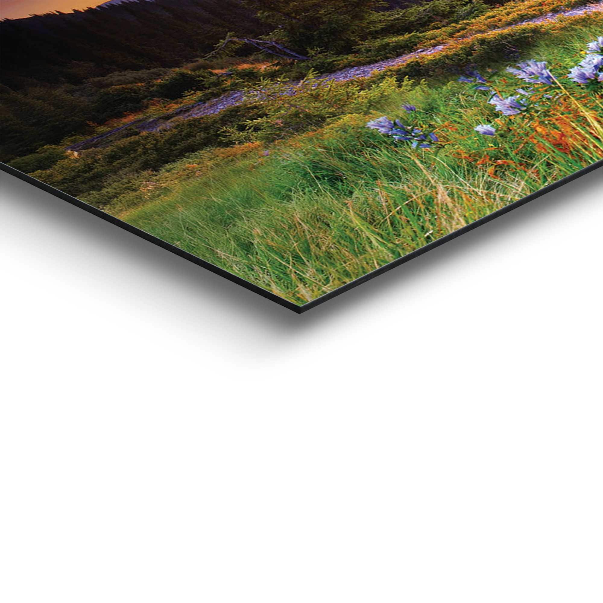Reinders! Deco-Panel »Sonnenuntergang in den Bergen«, Wohnzimmer - Mehrfarbig - MDF - Landschaften - 90x30 cm