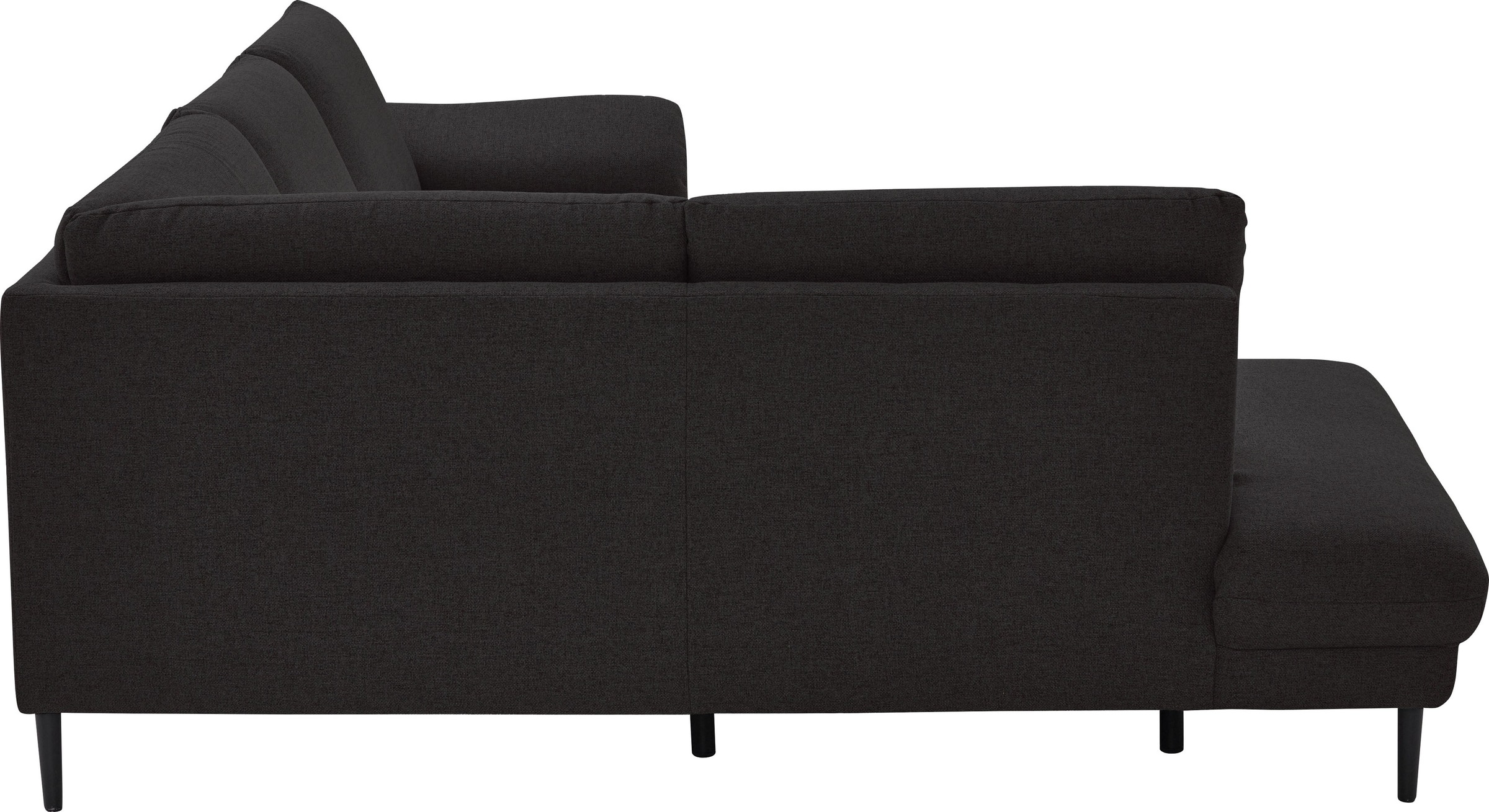 Places of Style Ecksofa »Sarsina: mit Tonnentaschen-Federkern, perfekt zum Entspannen L-Form«, inklusive 2 motorischen Relaxfunktionen mit Herz-Waage-Beschlag