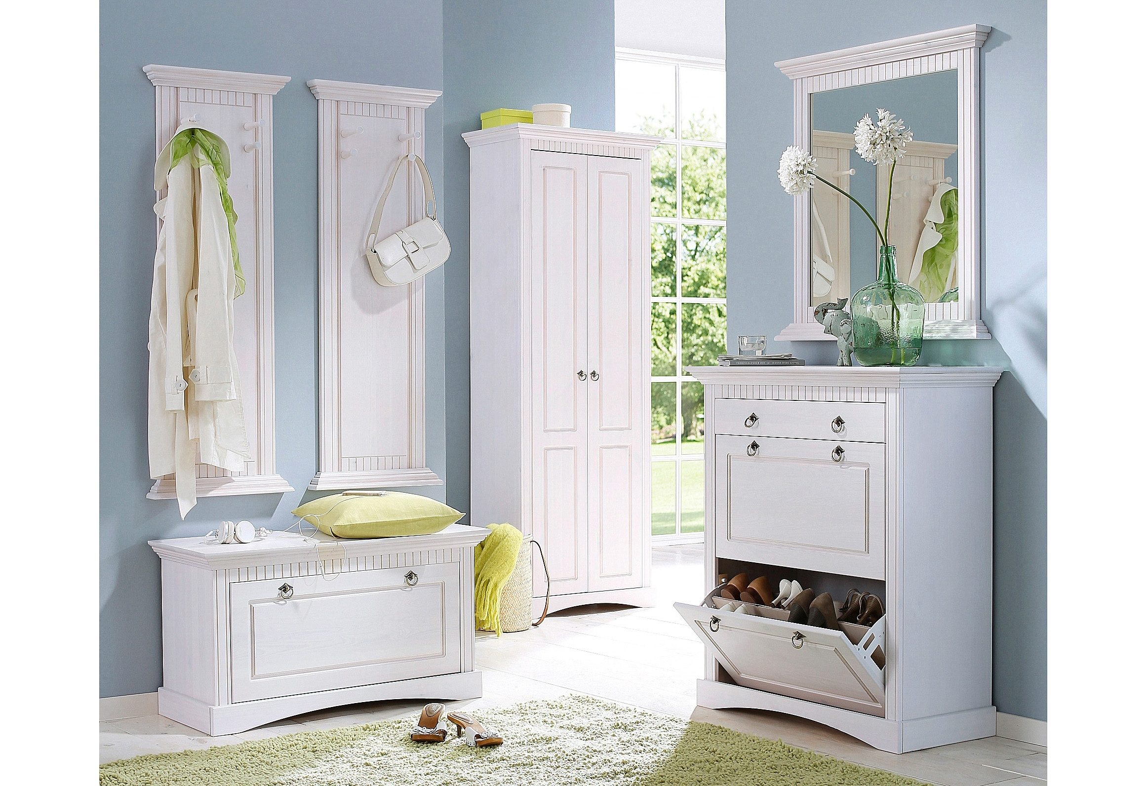 OTTO home Garderobenpaneel "Rustic" (2 Stück), aus massiver Kiefer, mit dek günstig online kaufen