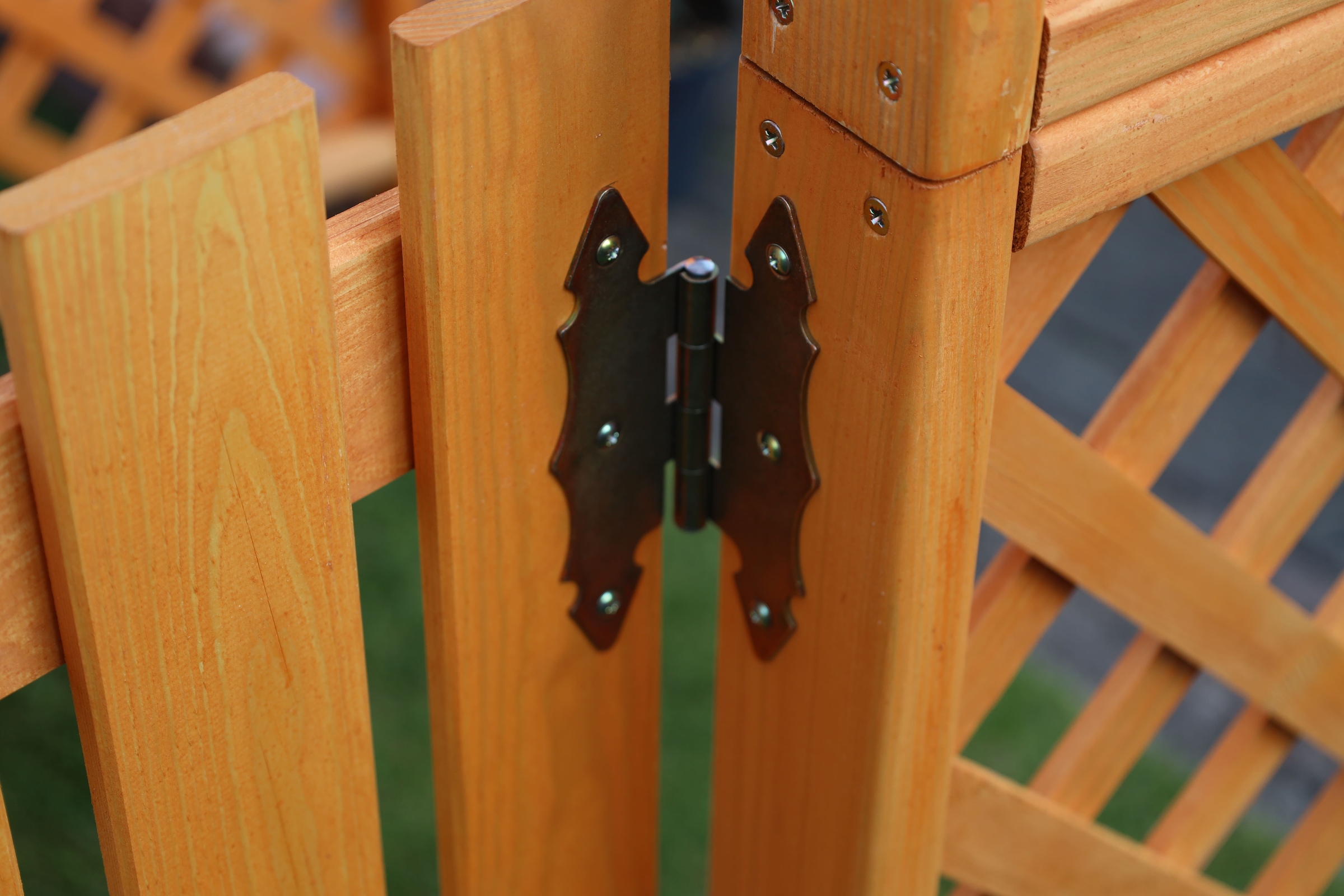 promadino Rosenbogen »Pergola Diana«, BxTxH: 132x70x206 cm, mit Türen