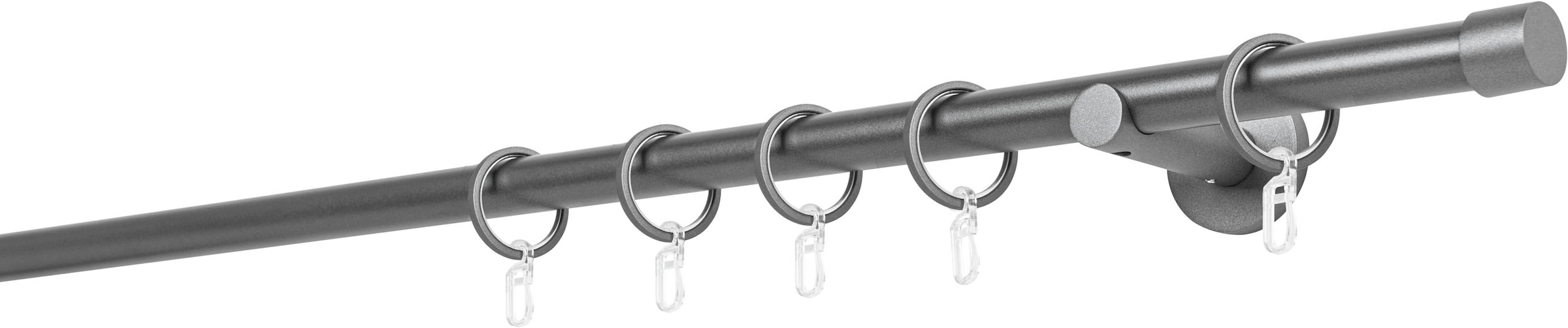 mydeco Gardinenstange »20mm Cap Wandträger 6,5 cm«, Fixmaß günstig online kaufen
