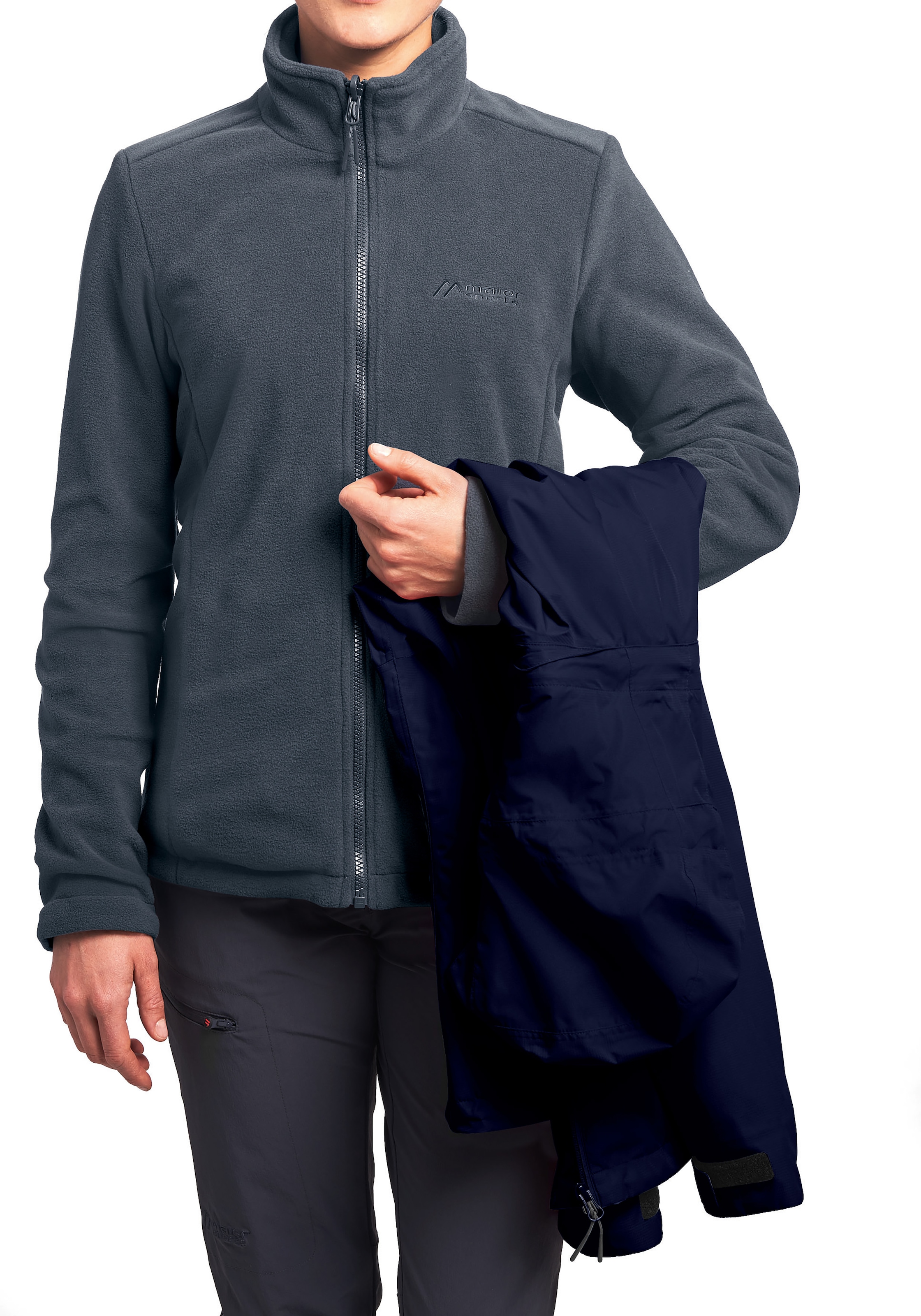 Maier Sports Funktionsjacke »Gregale DJ W« Damen Wanderjacke wasserdicht, Outdoorjacke mit Kapuze