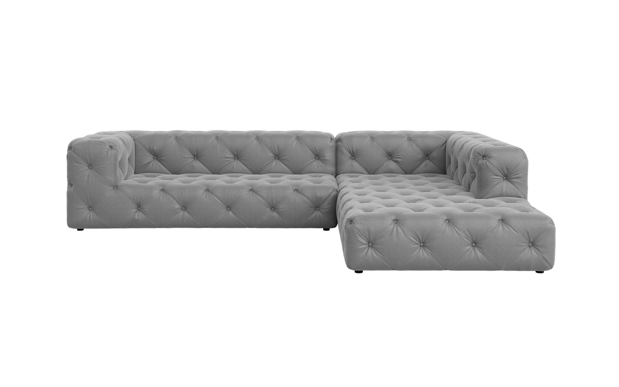 Home affaire Ecksofa »FOLLINA« L-Form, mit klassischer Chesterfield-Knopfhe günstig online kaufen