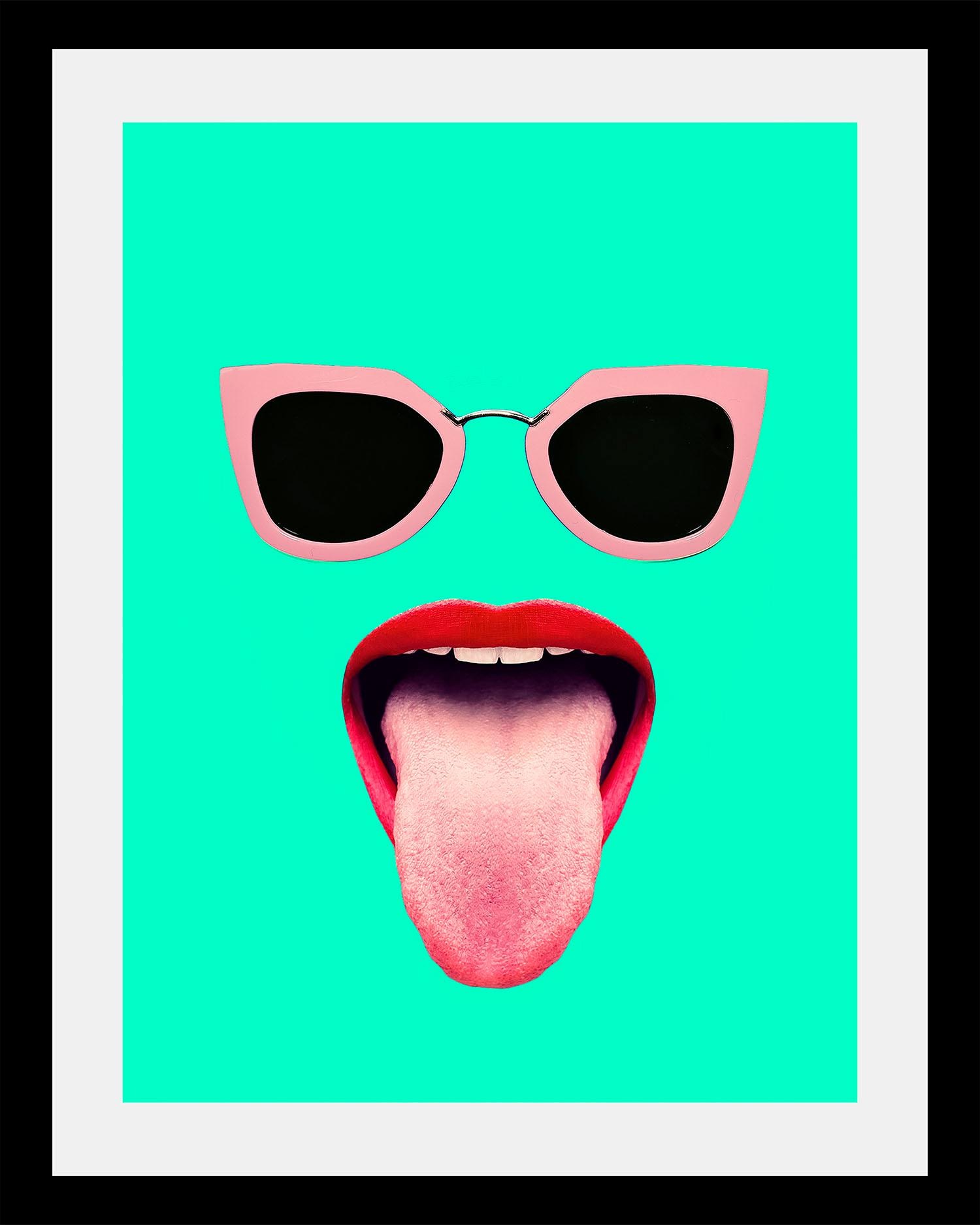 queence Bild »Brille + Mund«, Gesicht-Humor-Bilder von Frauen-Bilder von Mä günstig online kaufen