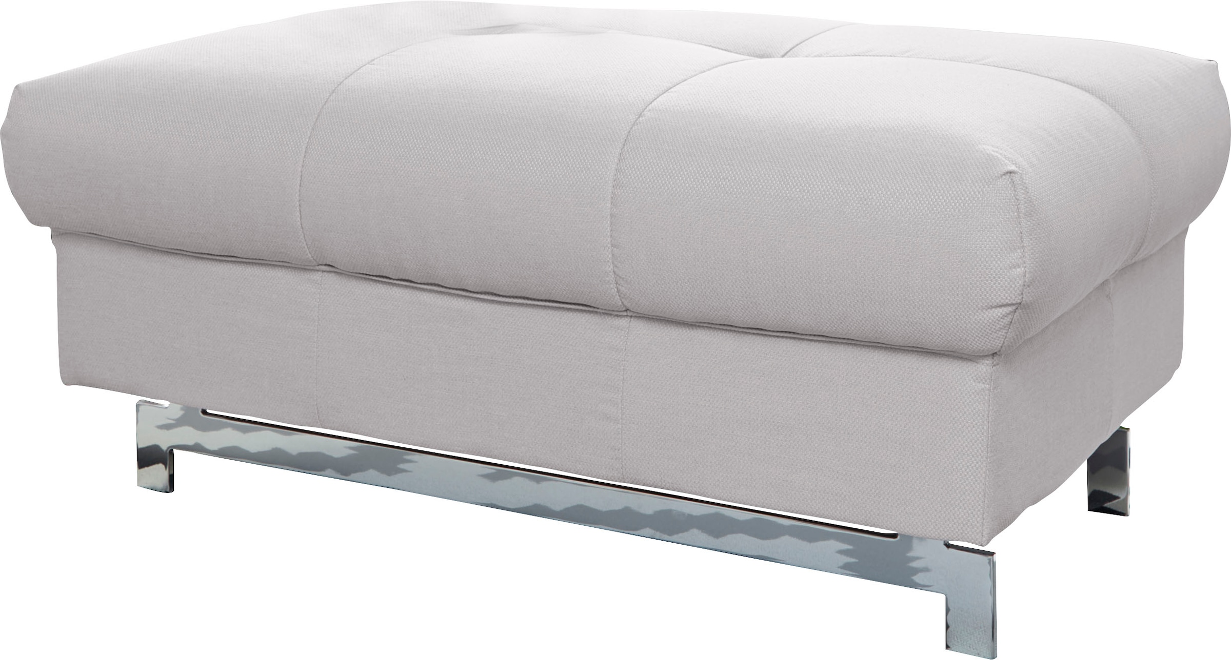 COTTA Polstergarnitur »Chef L-Form«, (Set, 2 tlg.), Set bestehend aus: Ecksofa mit Kopfteilverstellung & Hocker