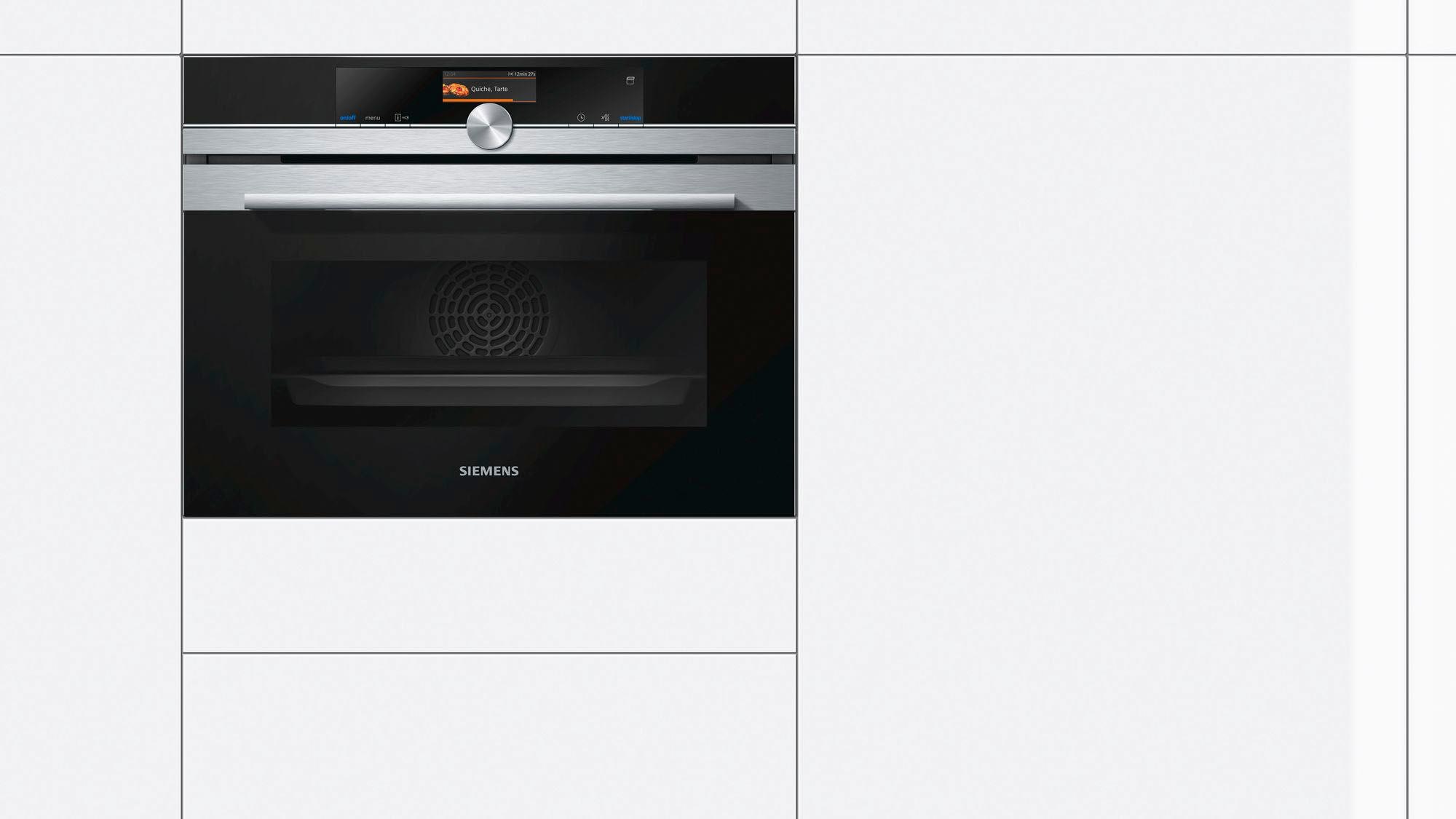 6. Bild von SIEMENS Dampfbackofen iQ700 »CS636GBS2«, mit Teleskopauszug nachrüstbar