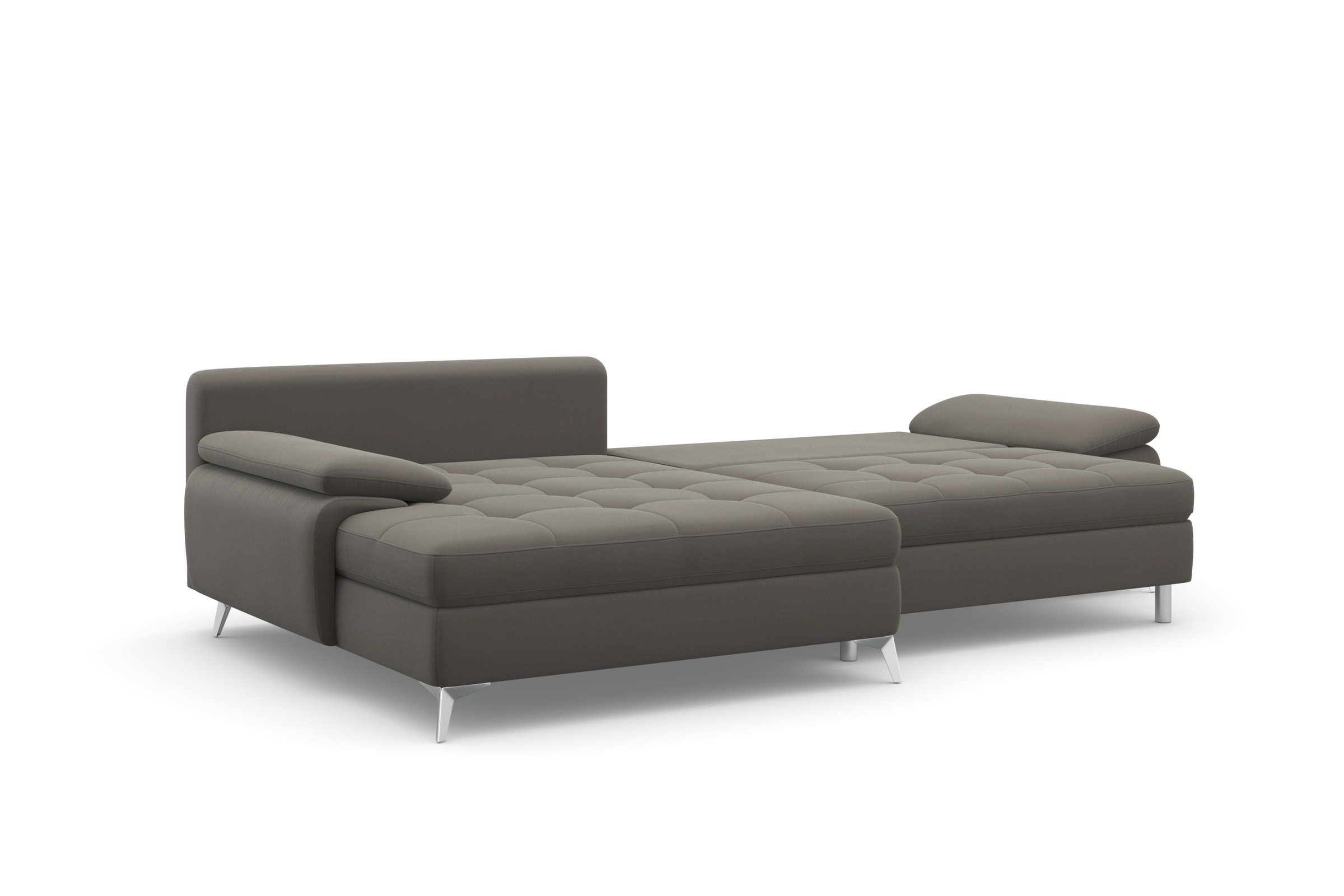 sit&more Ecksofa »Latigo L-Form«, mit Mega-Recamiere, wahlweise mit Bettfunktion und Bettkasten