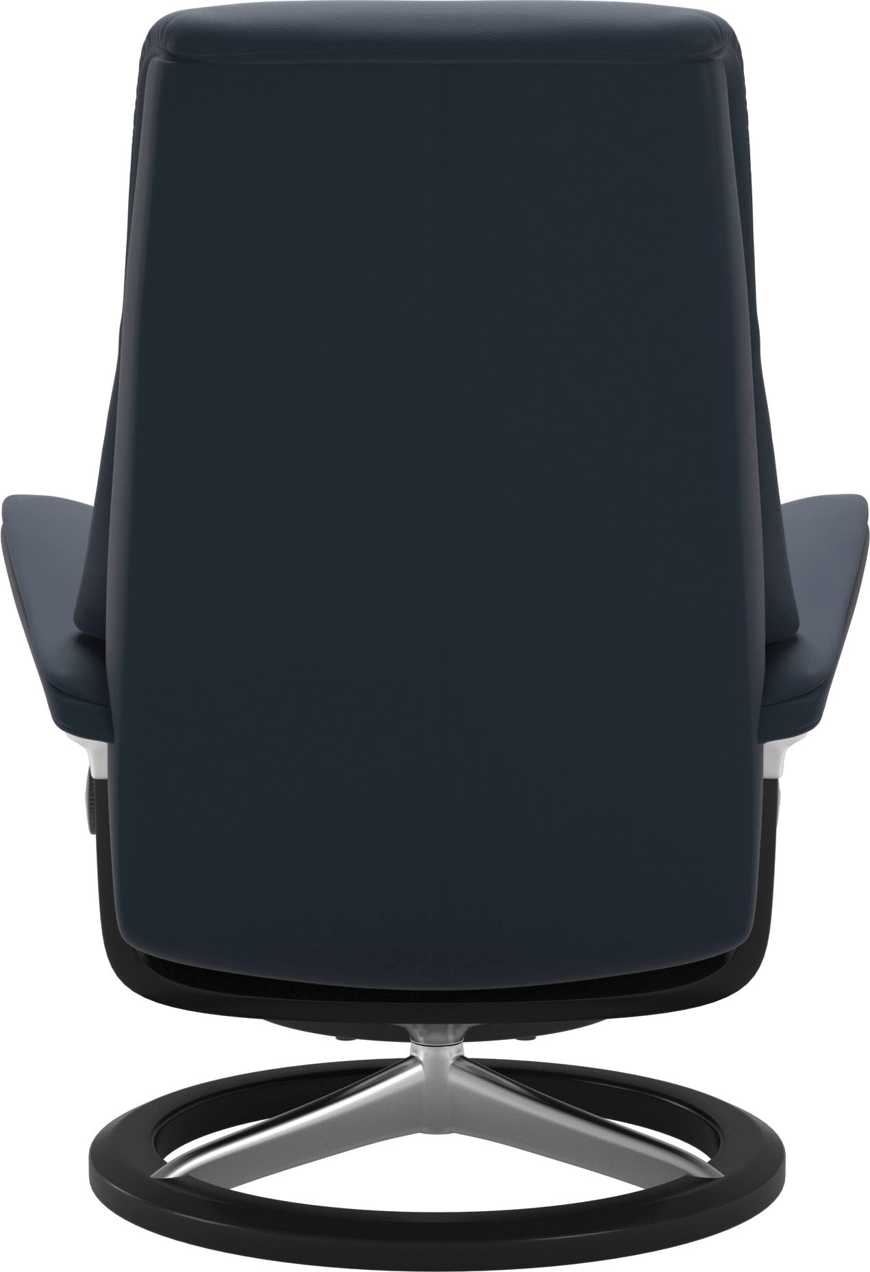 Stressless® Relaxsessel »View« Set, Relaxsessel mit Hocker,  mit Signature Base, Größe M,Gestell Schwarz