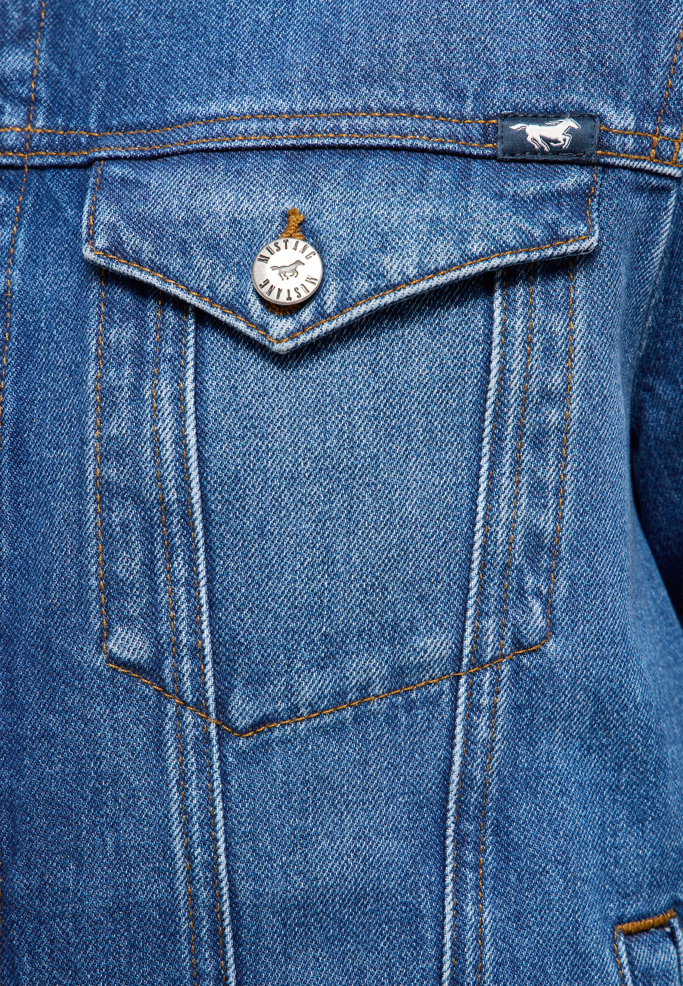 MUSTANG Jeansjacke »MU-Dallas« mit Teilungsnähten