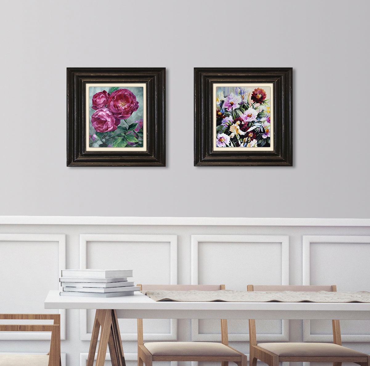 queence Leinwandbild »Blumen«, Kunst-Blumen-Blumenbilder-Stillleben-Garten- günstig online kaufen