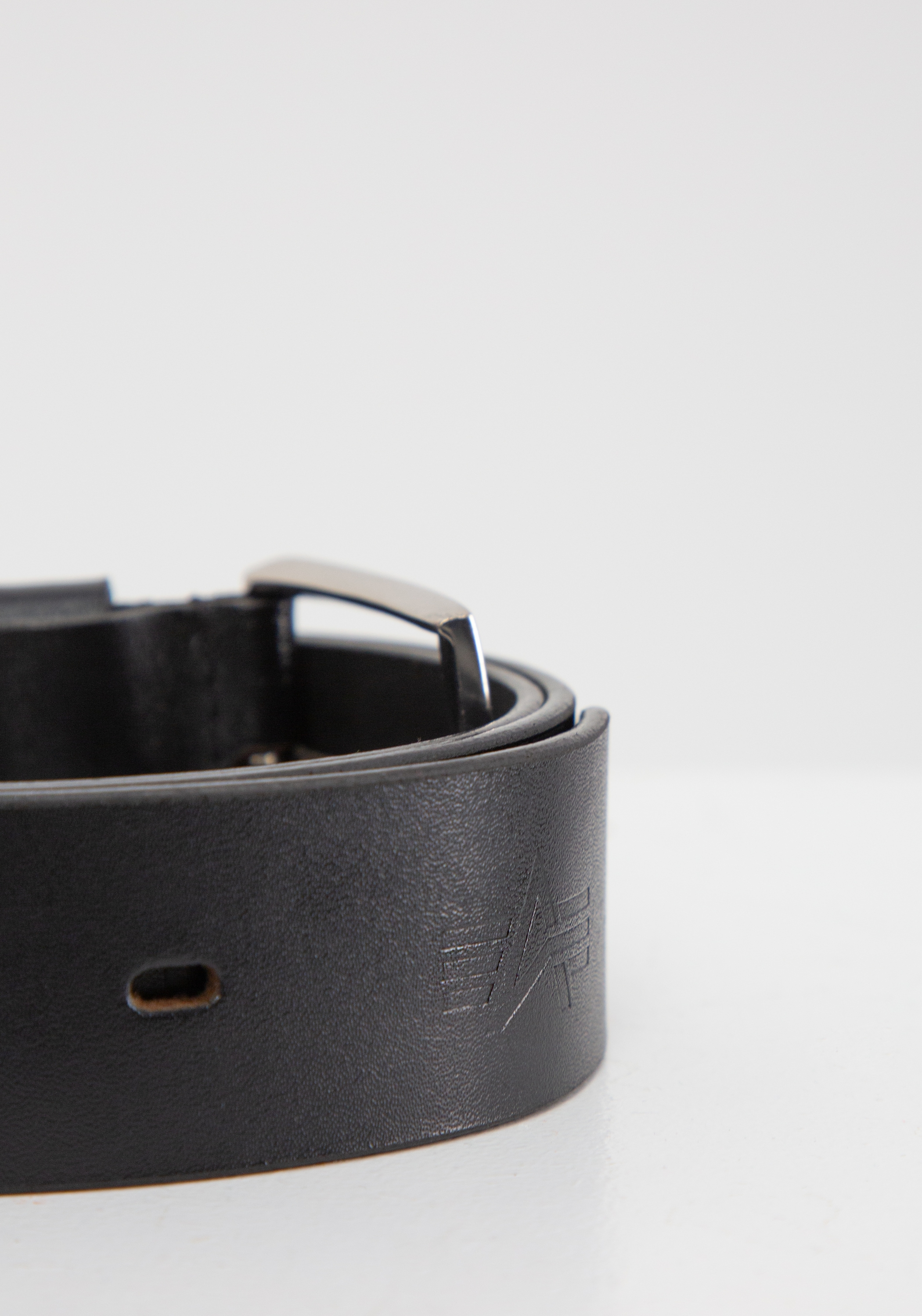 Alpha Industries Ledergürtel »Alpha Industries Accessoires - Belts Embossed Alpha Belt«