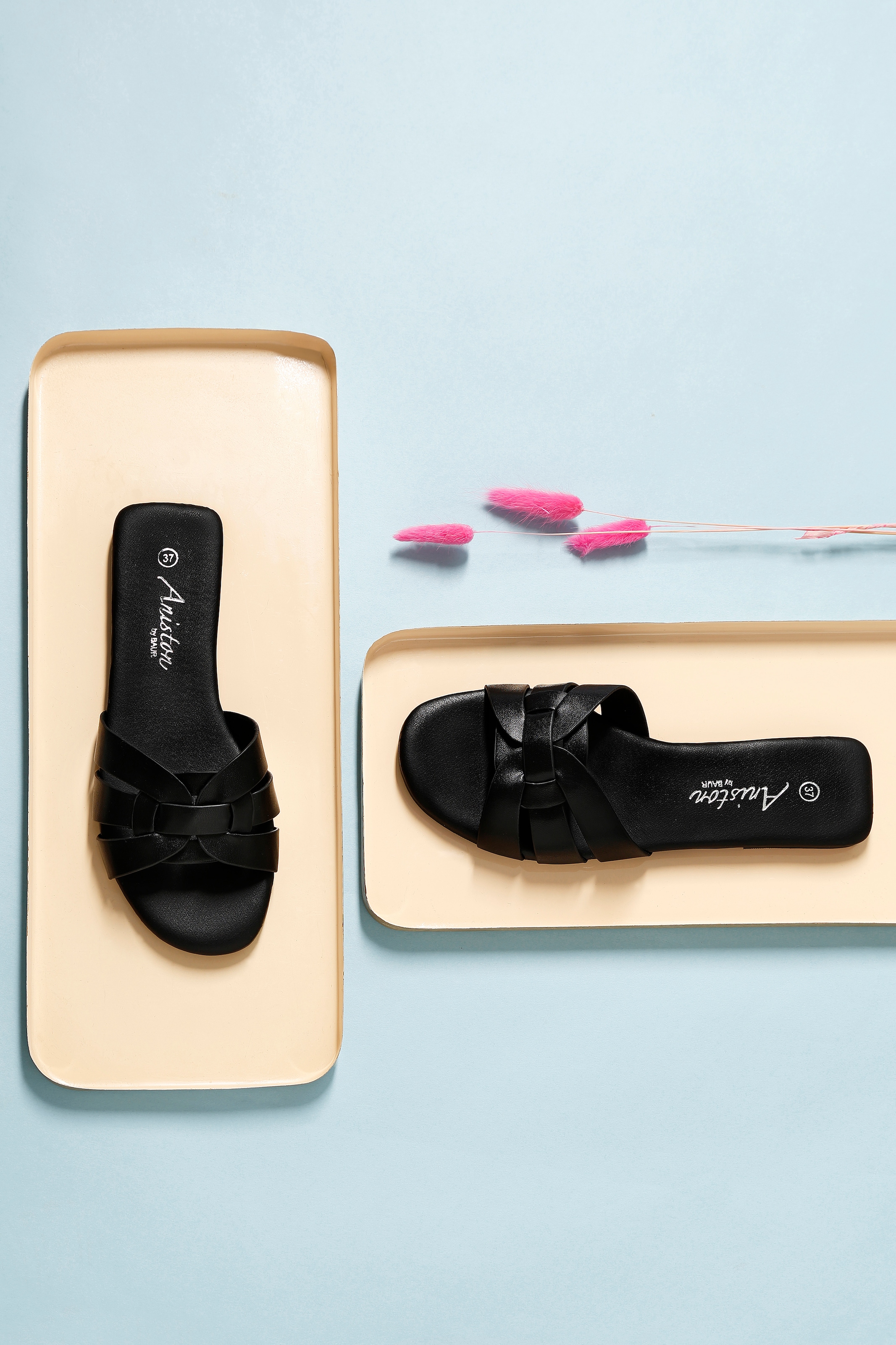 Aniston SHOES Pantolette  Sommerschuh, Flat, schmale Form - NEUE KOLLEKTION