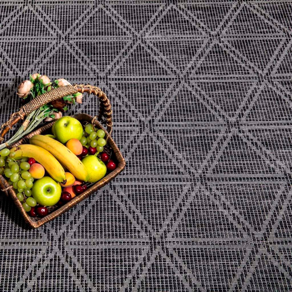 Sparfuchs Carpet City Läufer »Palm«, rechteckig, online & kaufen UV-beständig, Wetterfest für Terrasse, Küche, flach gewebt Balkon